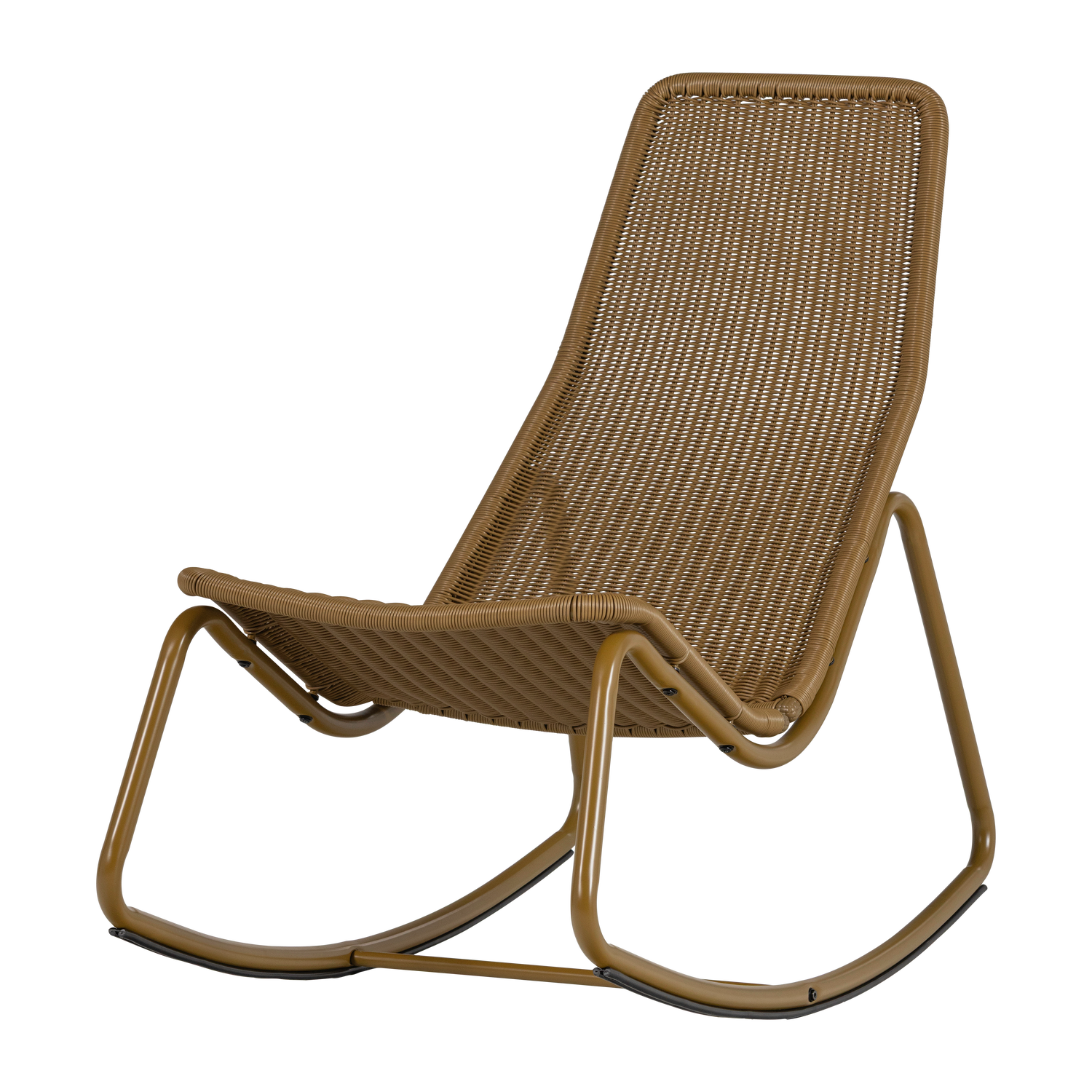 Tuin Schommelstoel Tom Rattan - Honinggeel