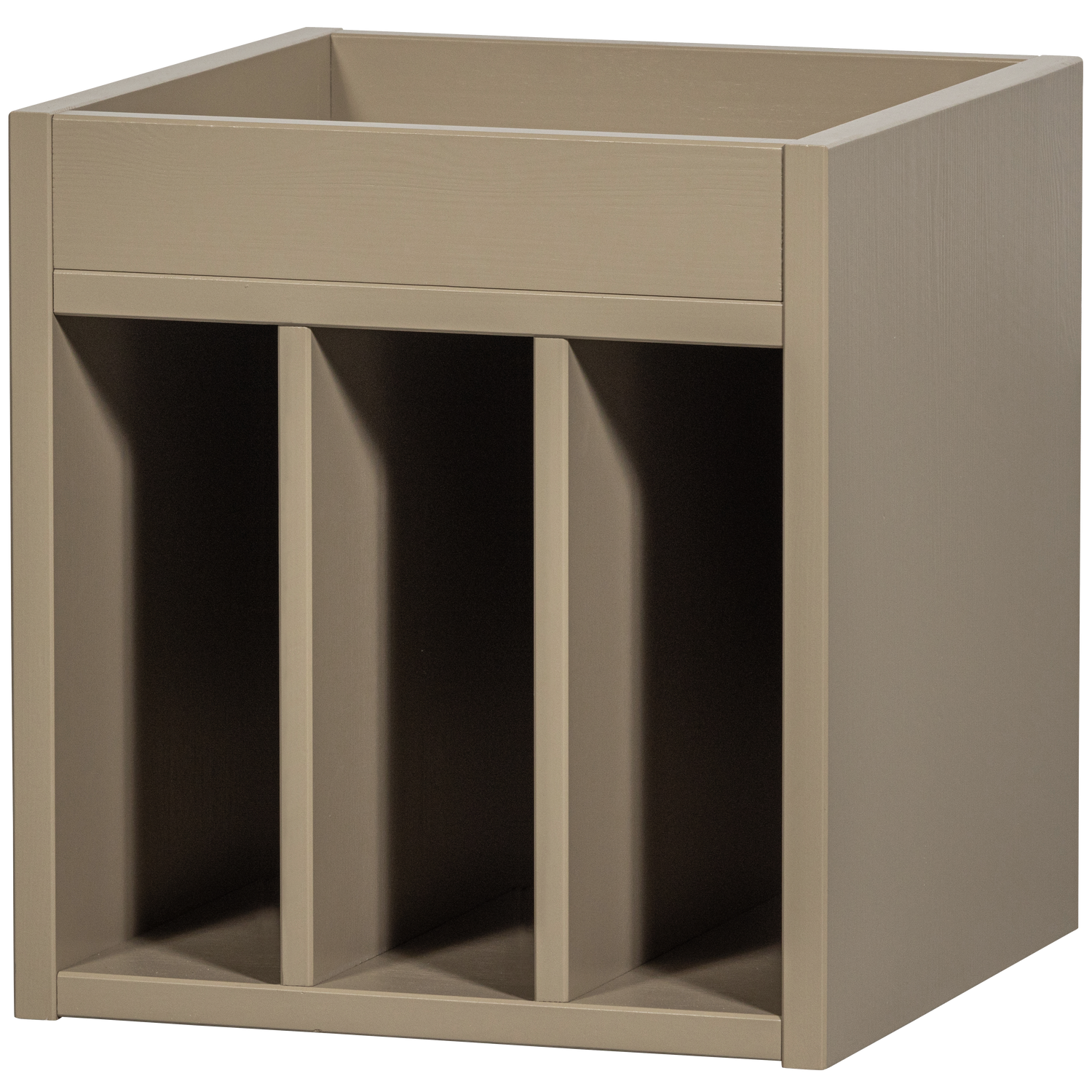 Platenkast Turner 44 x 44cm, kleur Mud