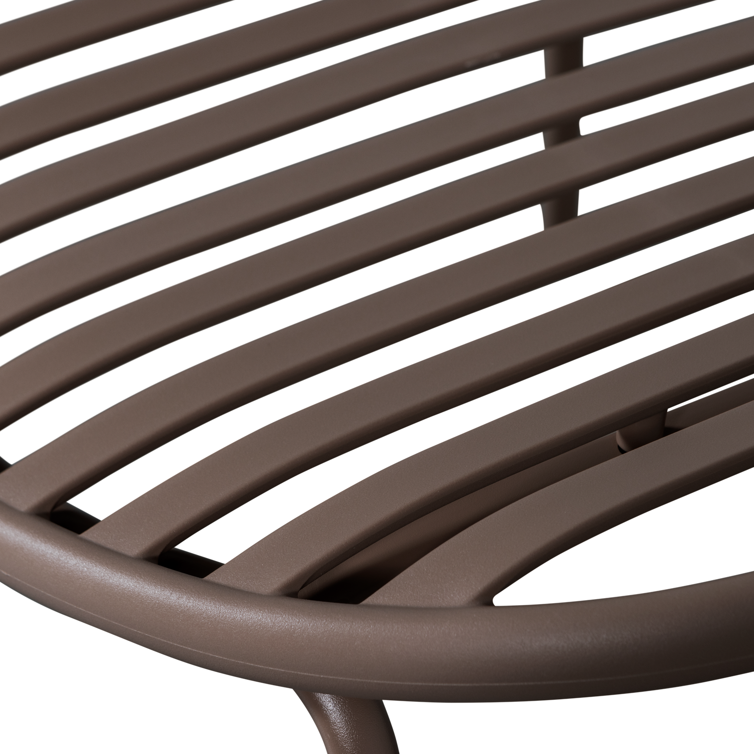 Tuin Loungestoel Bruce Met hocker, kleur Paars/Bruin - Afbeelding 6