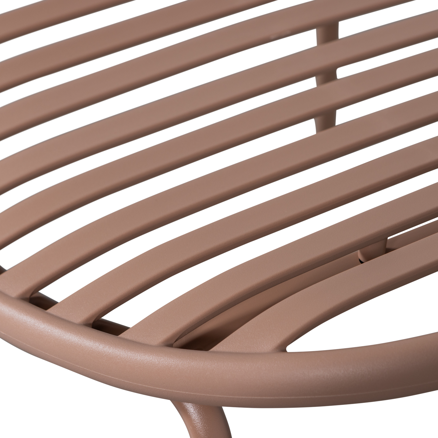 Tuin Loungestoel Bruce Met hocker, kleur Zalmroze - Afbeelding 6
