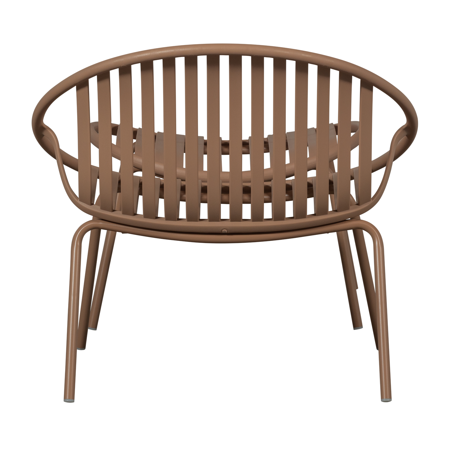 Tuin Loungestoel Bruce Met hocker, kleur Zalmroze - Afbeelding 5