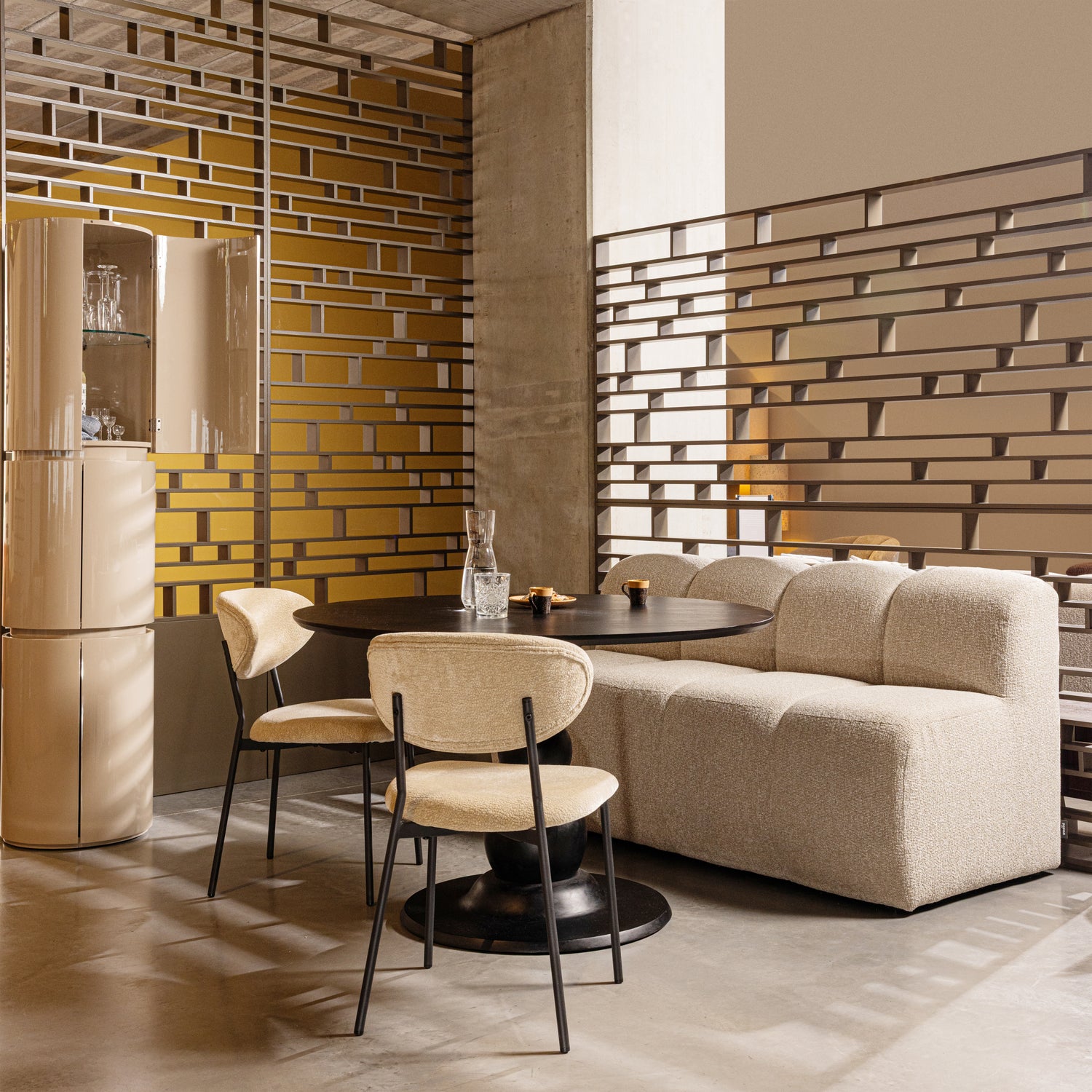 Ronde Eettafel Blanco Ø120cm - Zwart - Afbeelding 6