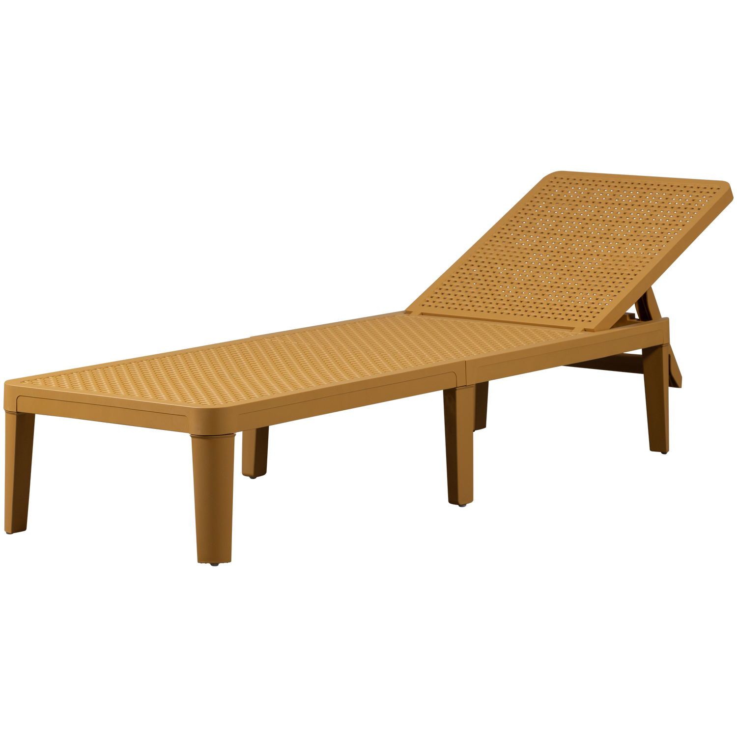 Tuin Ligbed Jinte Kunststof - Geel
