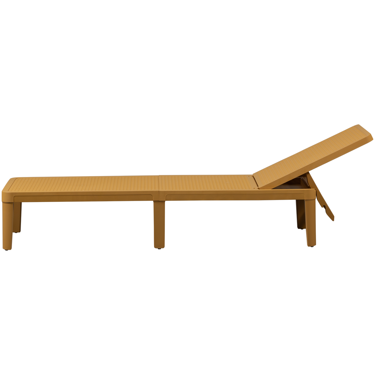 Tuin Ligbed Jinte Kunststof - Geel - Afbeelding 5