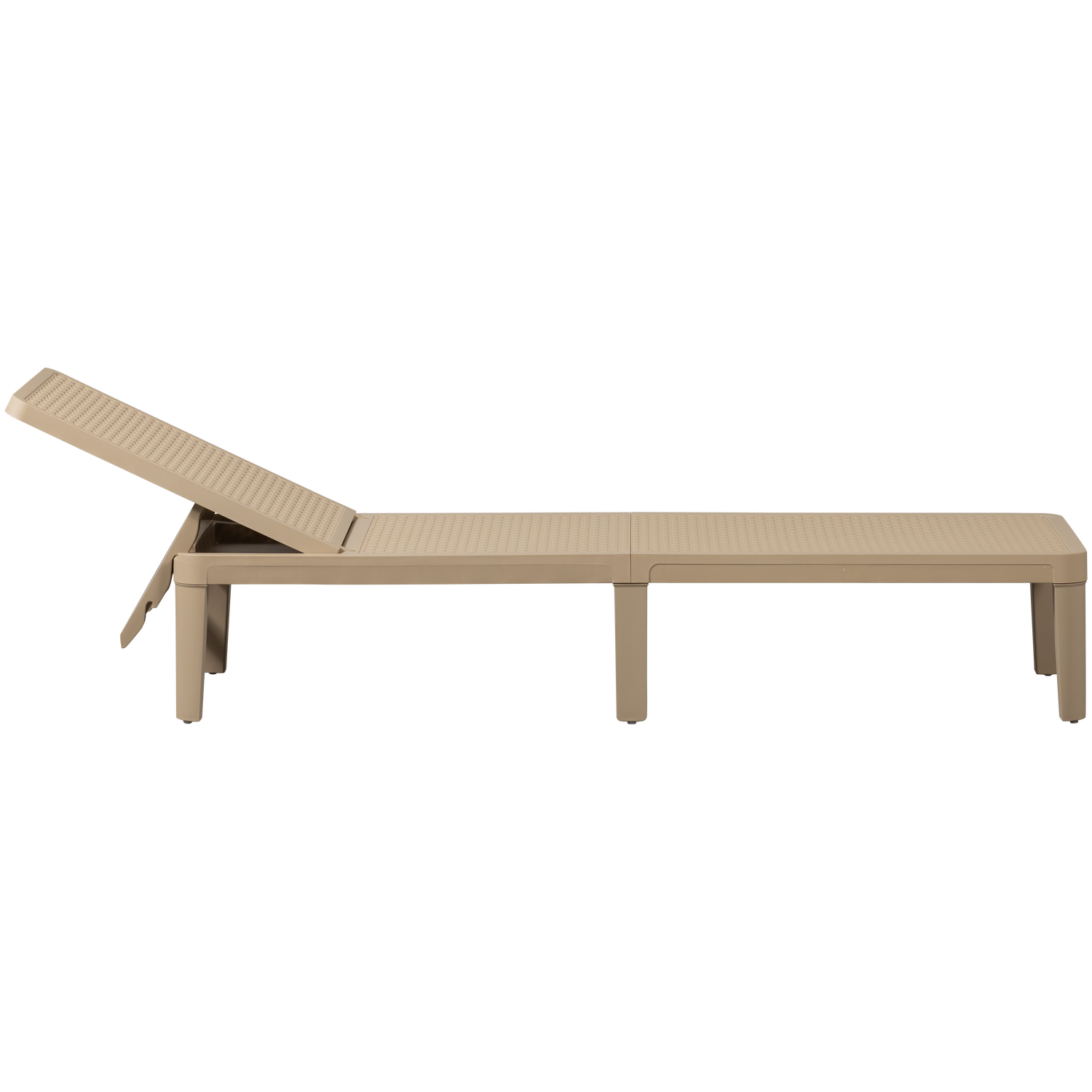 Tuin Ligbed Jinte Kunststof - Zand - Afbeelding 4