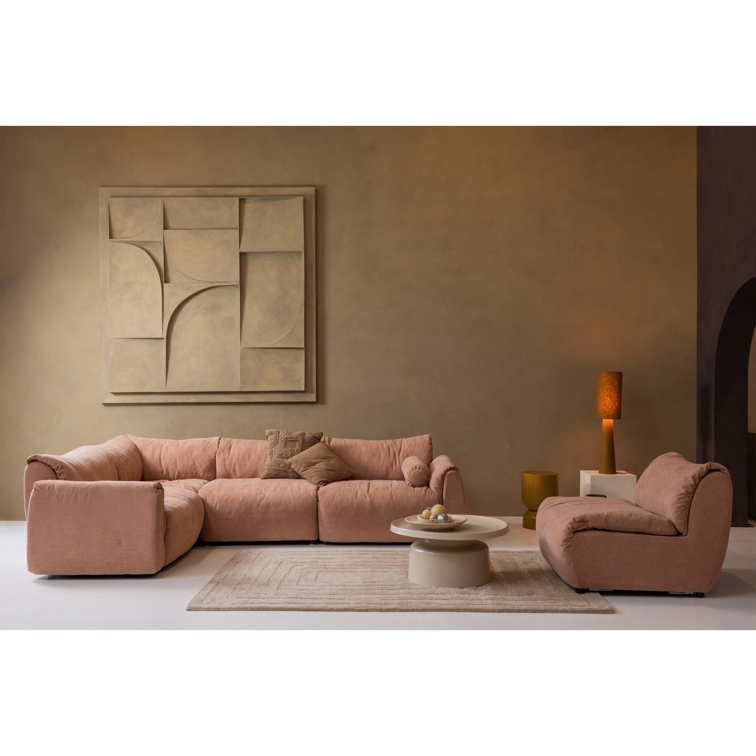 Bijzettafel Hekla 32cm - Oranje - Afbeelding 8