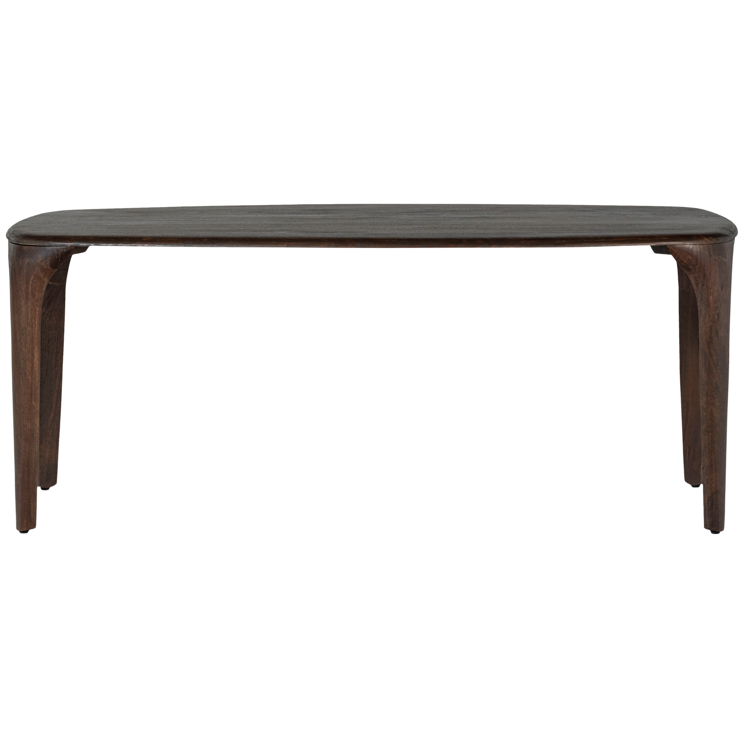 Deens Ovale Eettafel Fiore 190x95 cm - Mangohout - Donkerbruin - Afbeelding 3