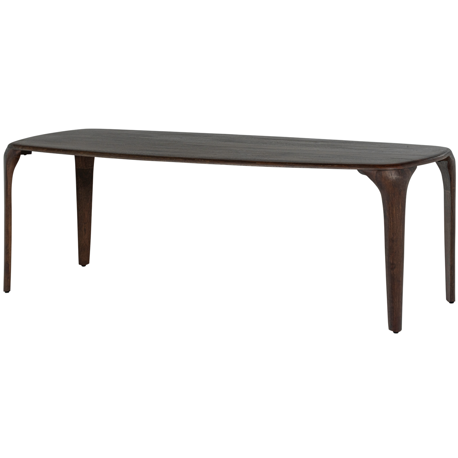 Eettafel Fiore 230x95 cm - Mangohout Donkerbruin