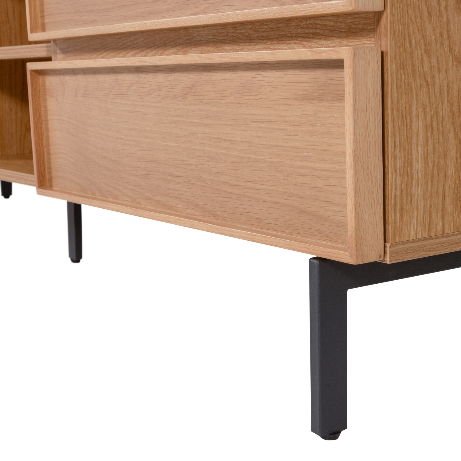 TV Meubel Tours Melamine MDF 180 cm - Naturel - Afbeelding 11