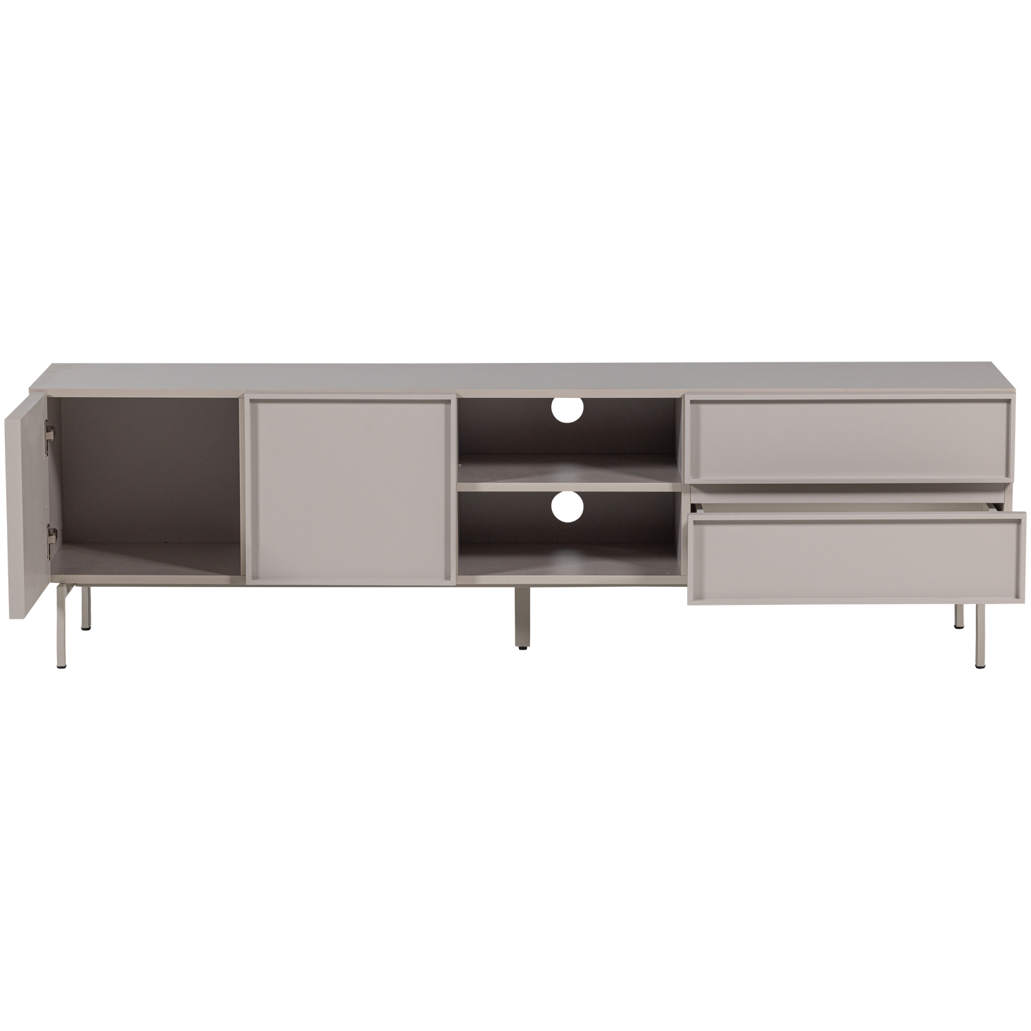 TV Meubel Tours Melamine MDF 180 cm - Zand - Afbeelding 5