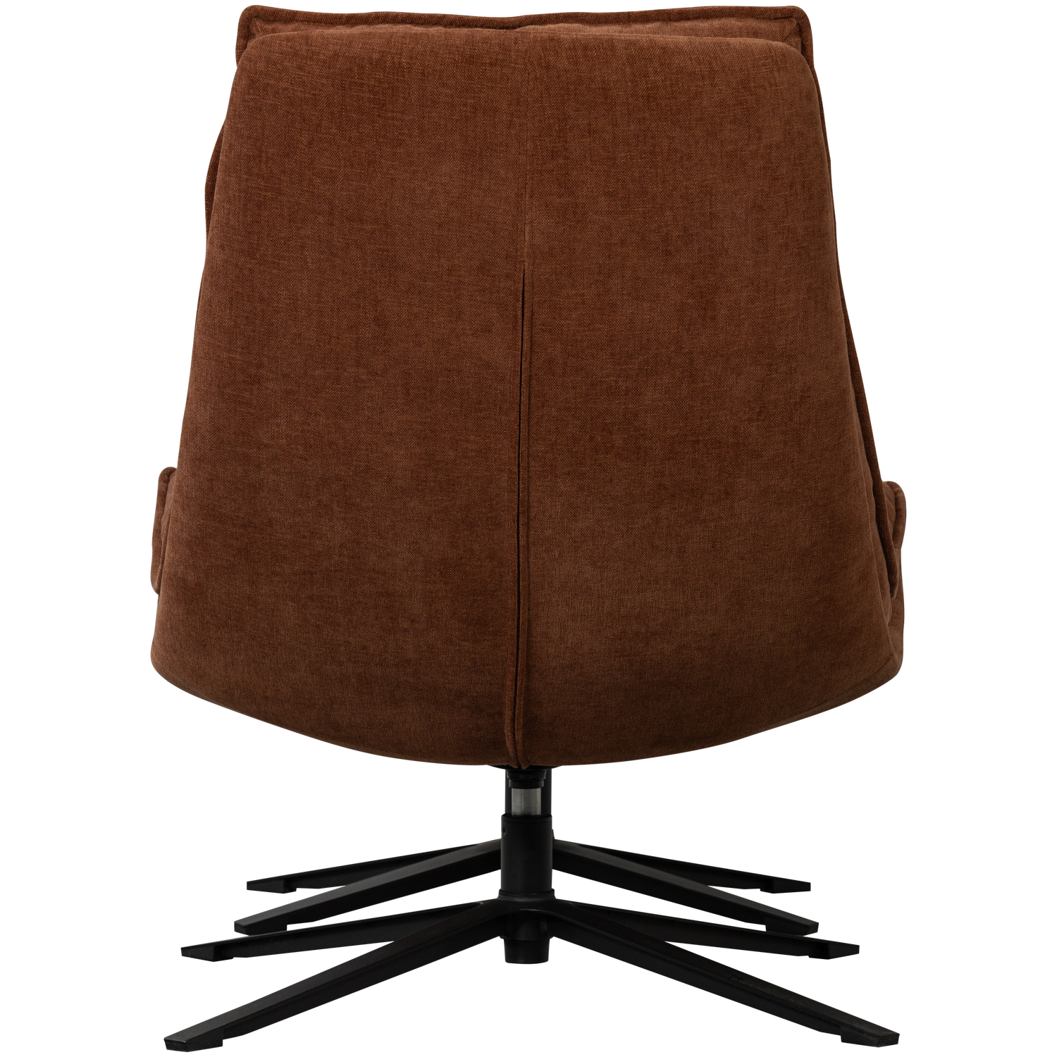 Draaibare Fauteuil Kube met Hocker - Bruin - Afbeelding 9