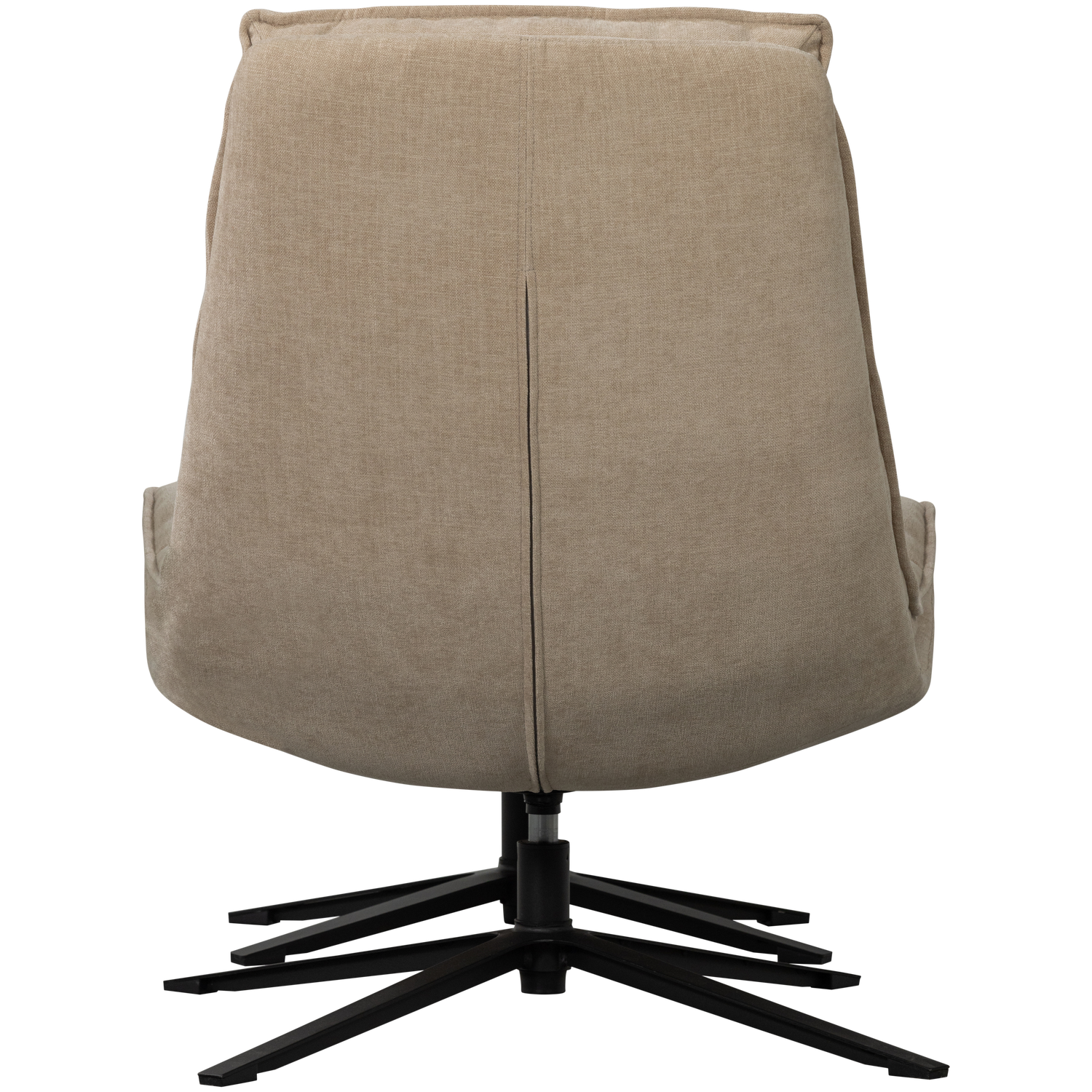 Draaibare Fauteuil Kube met Hocker - Naturel - Afbeelding 9