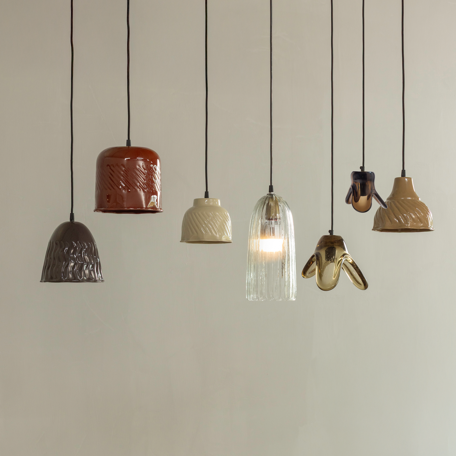 Hanglamp Arleso Metaal, kleur Oranje/Bruin - Afbeelding 2
