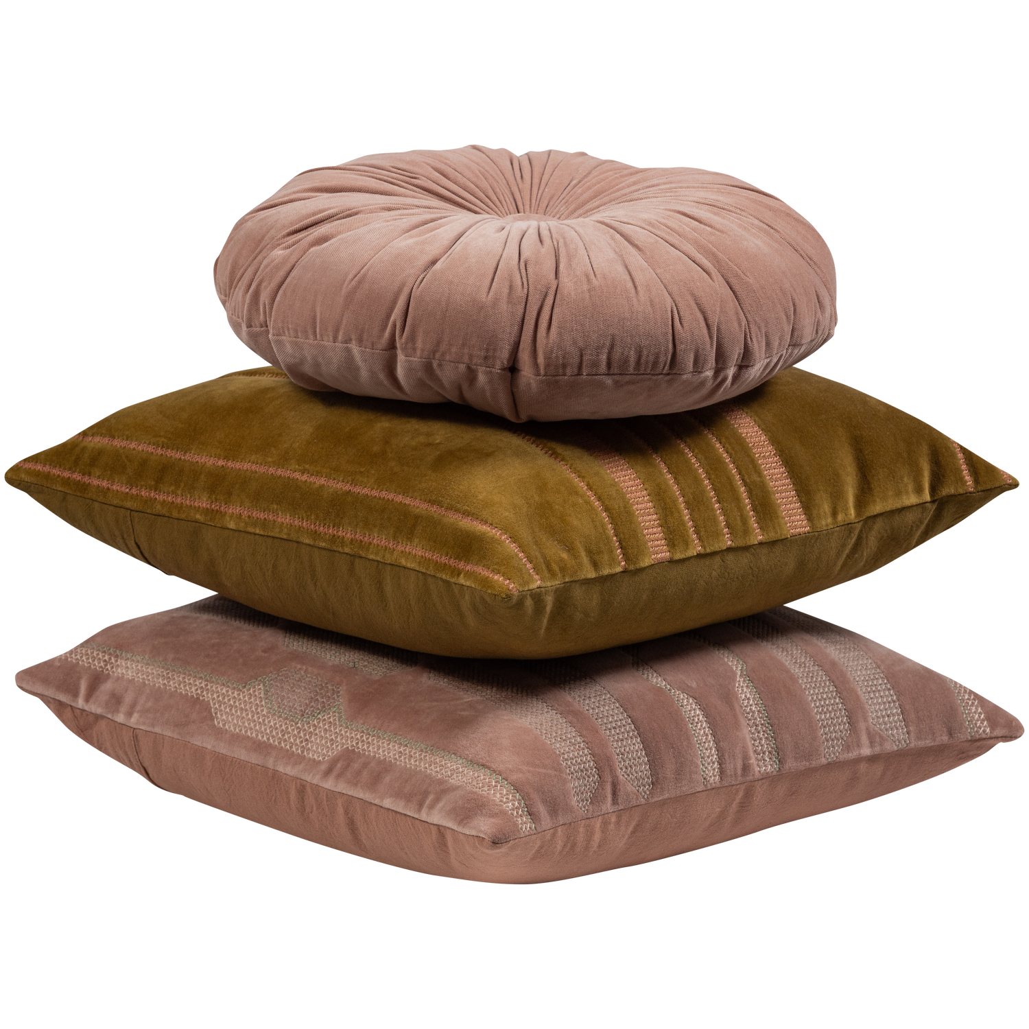 Kussen Feis Set van 3 stuks, kleur Roze - Afbeelding 5