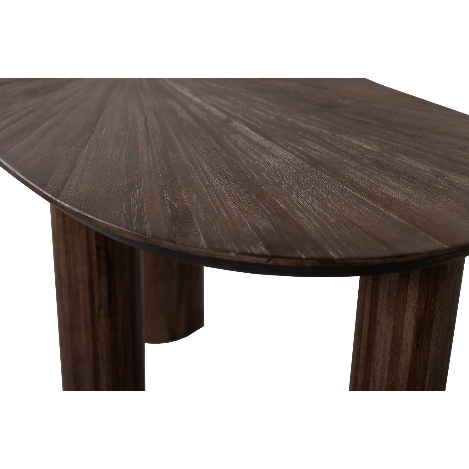 Organisch Bureau/Sidetable Sun Teakhout, 150cm - Afbeelding 8