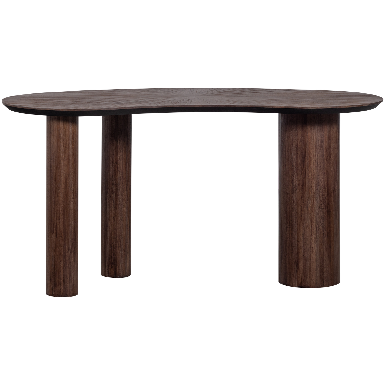 Organisch Bureau/Sidetable Sun Teakhout, 150cm - Afbeelding 4