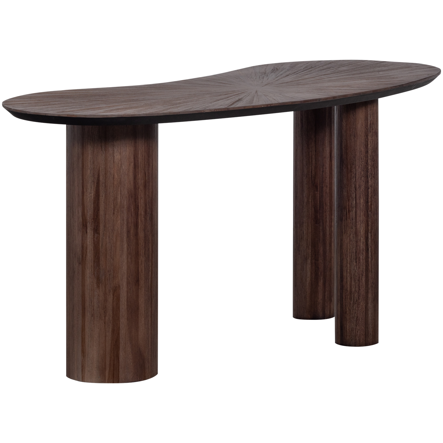 Organisch Bureau/Sidetable Sun Teakhout, 150cm - Afbeelding 5