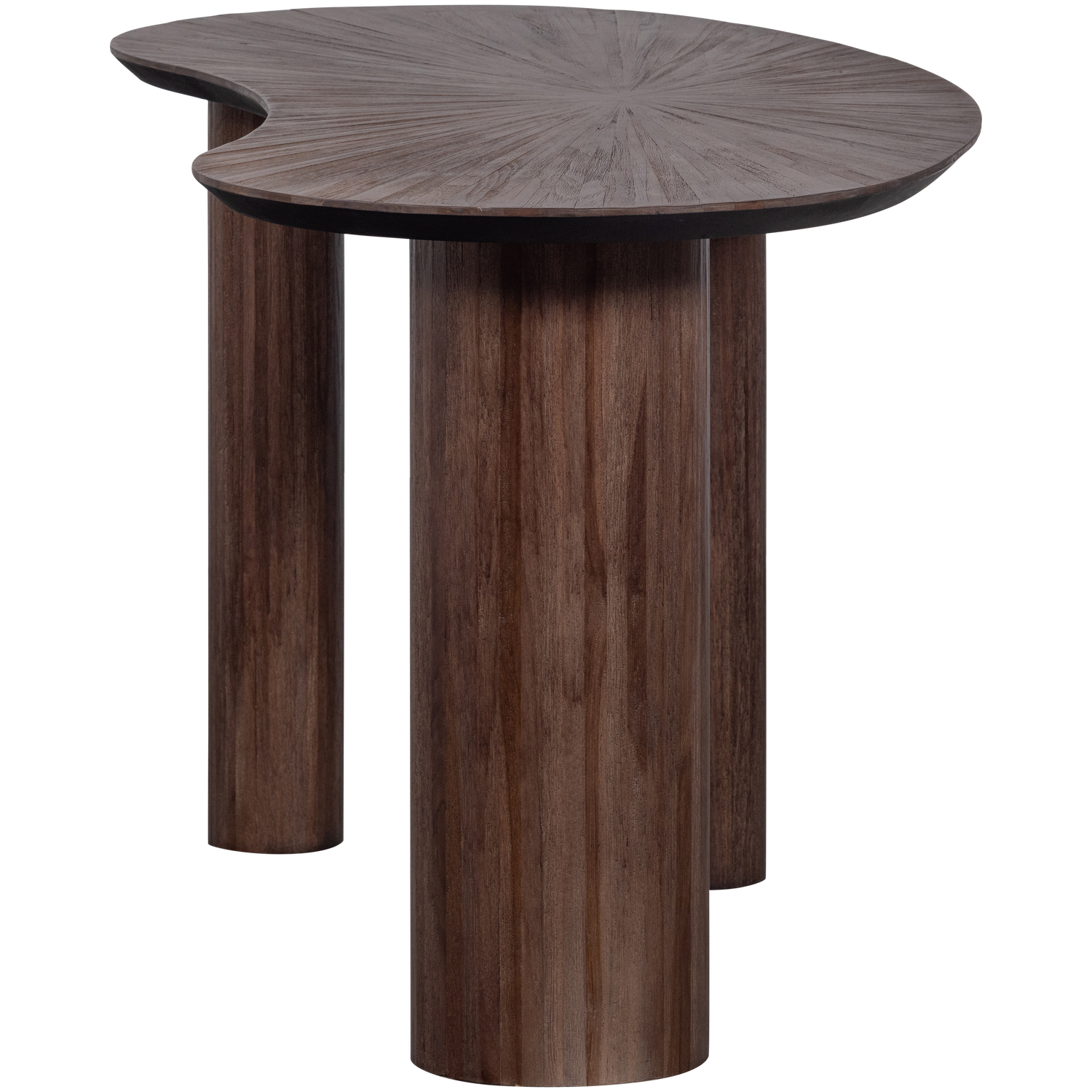 Organisch Bureau/Sidetable Sun Teakhout, 150cm - Afbeelding 6