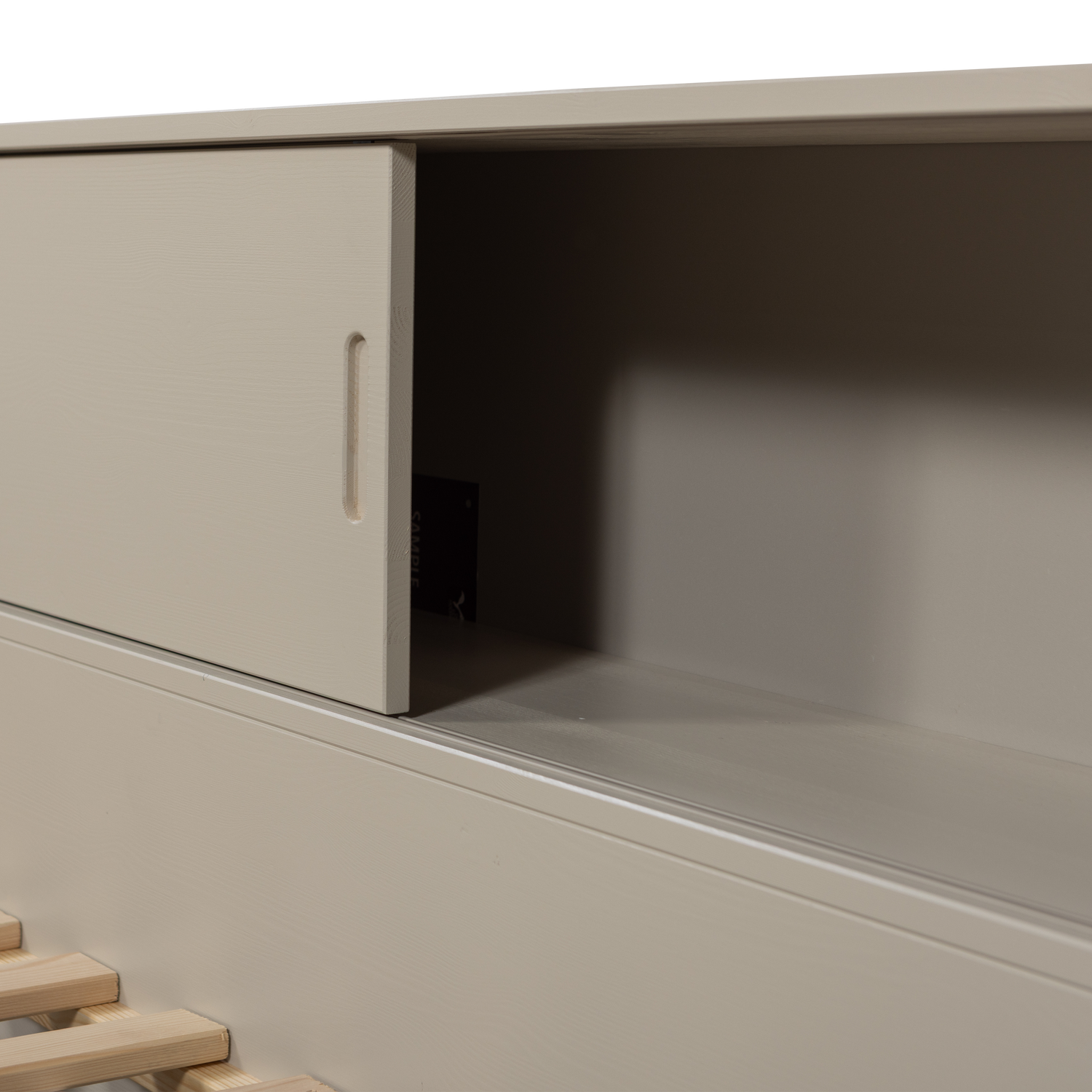 Bedbank Carter Grenenhout, 90 x 200cm - Dust - Afbeelding 10