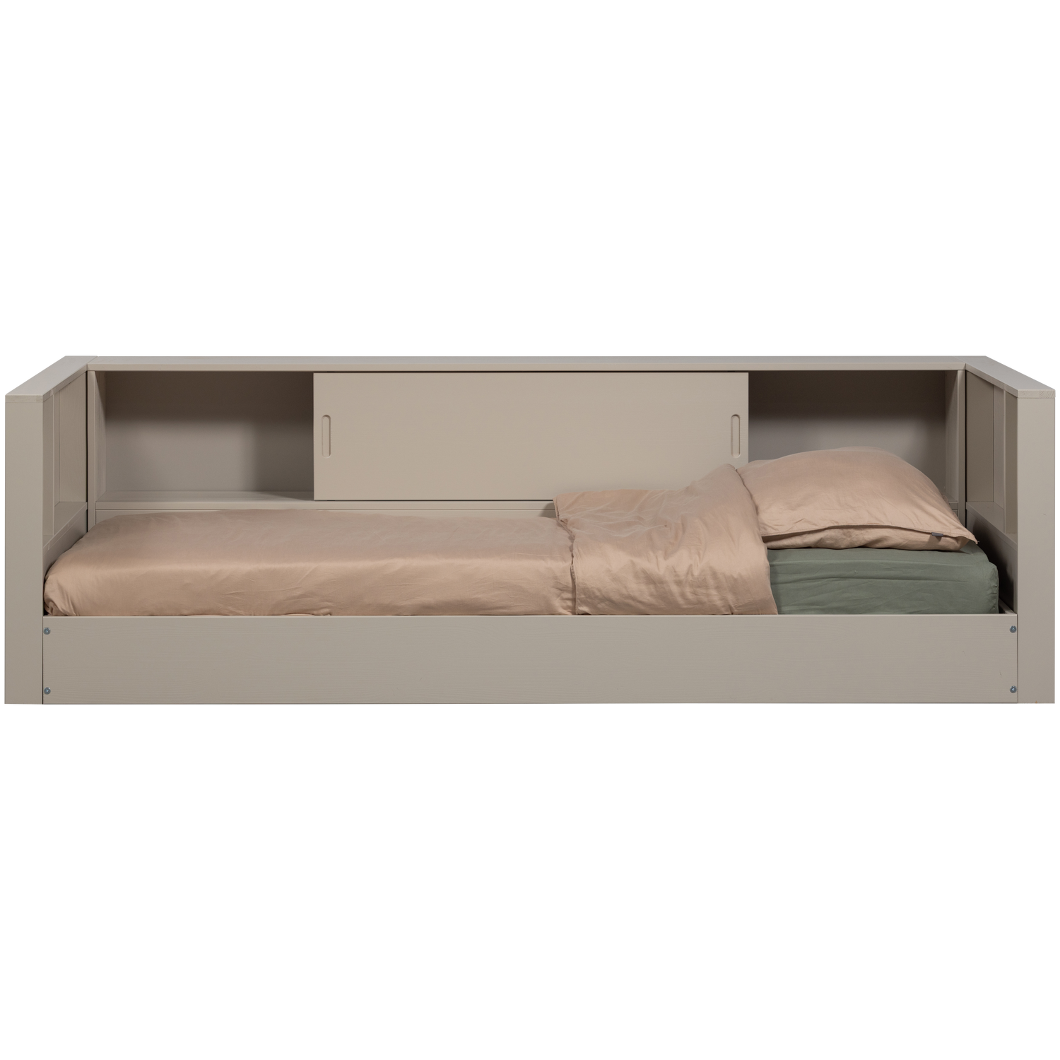 Bedbank Carter Grenenhout, 90 x 200cm - Dust - Afbeelding 6