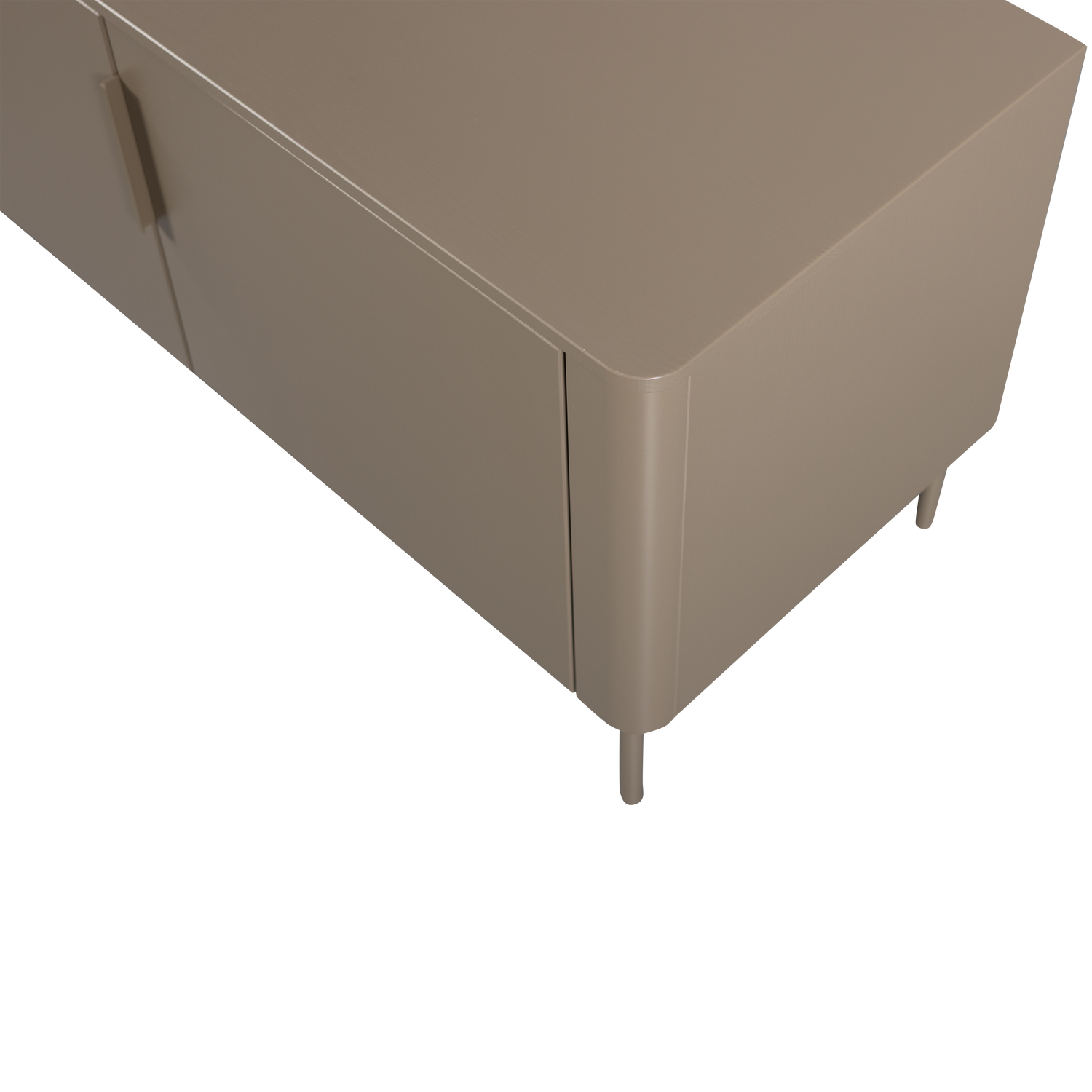 TV-meubel Gunnar Grenenhout, 154cm - Mud - Afbeelding 10