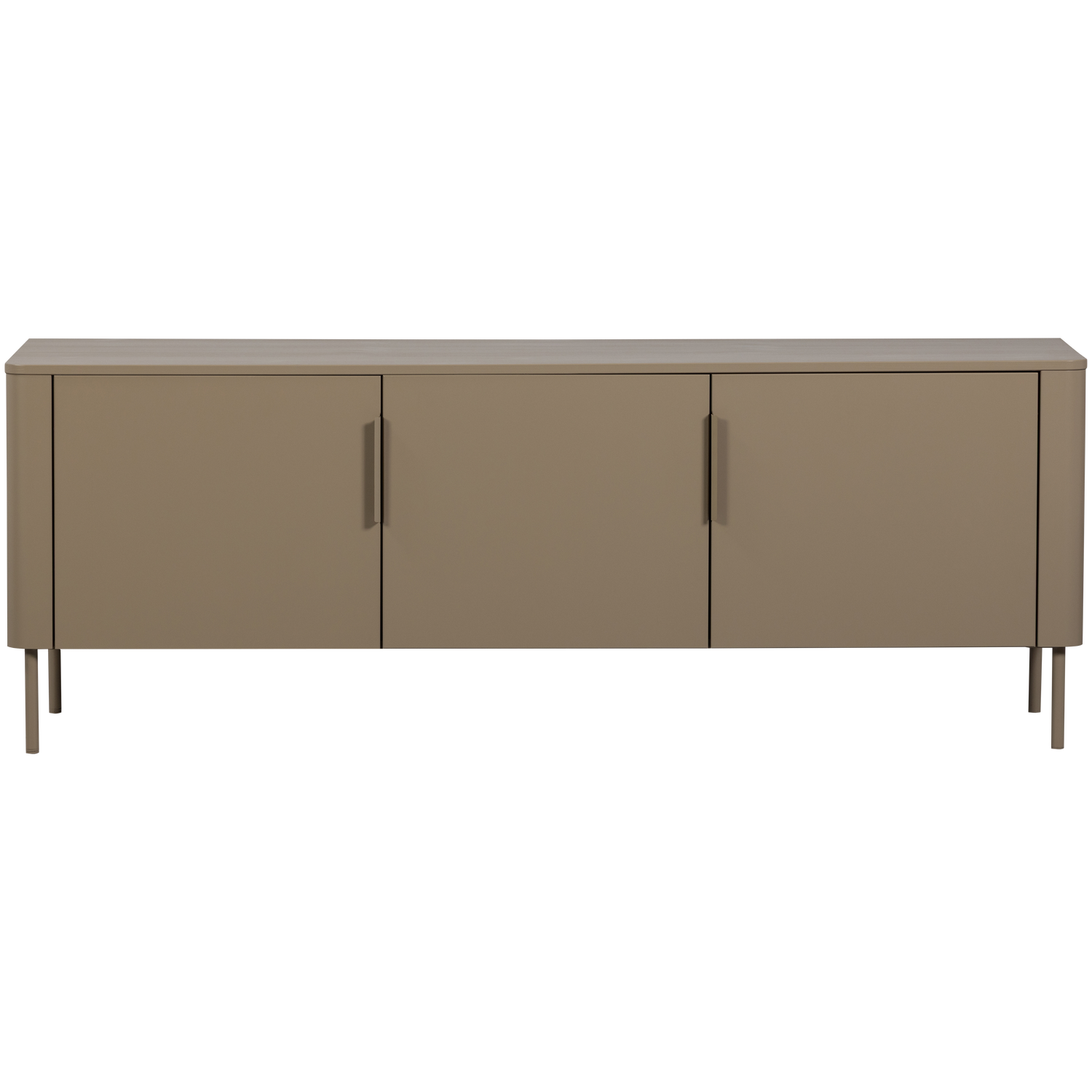 TV-meubel Gunnar Grenenhout, 154cm - Mud - Afbeelding 5