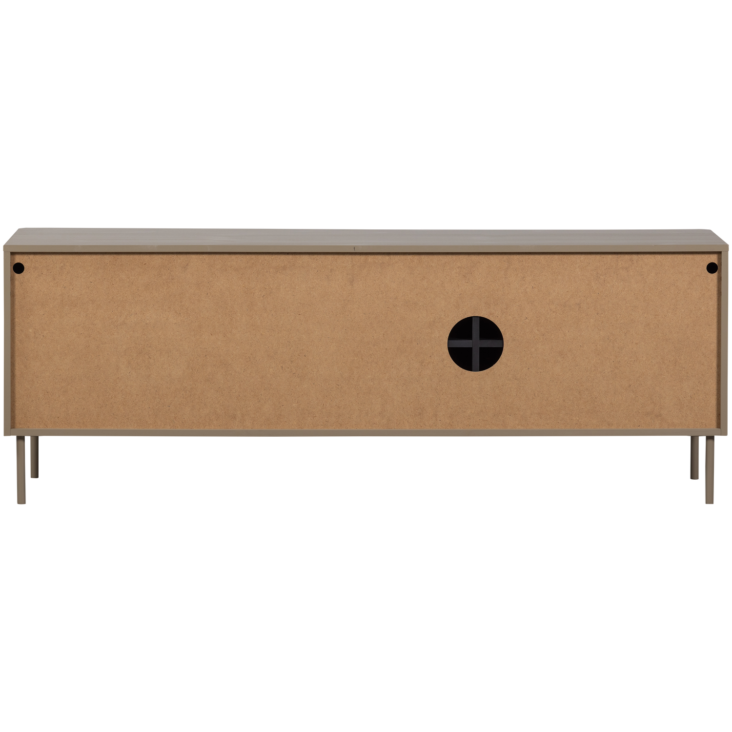 TV-meubel Gunnar Grenenhout, 154cm - Mud - Afbeelding 9