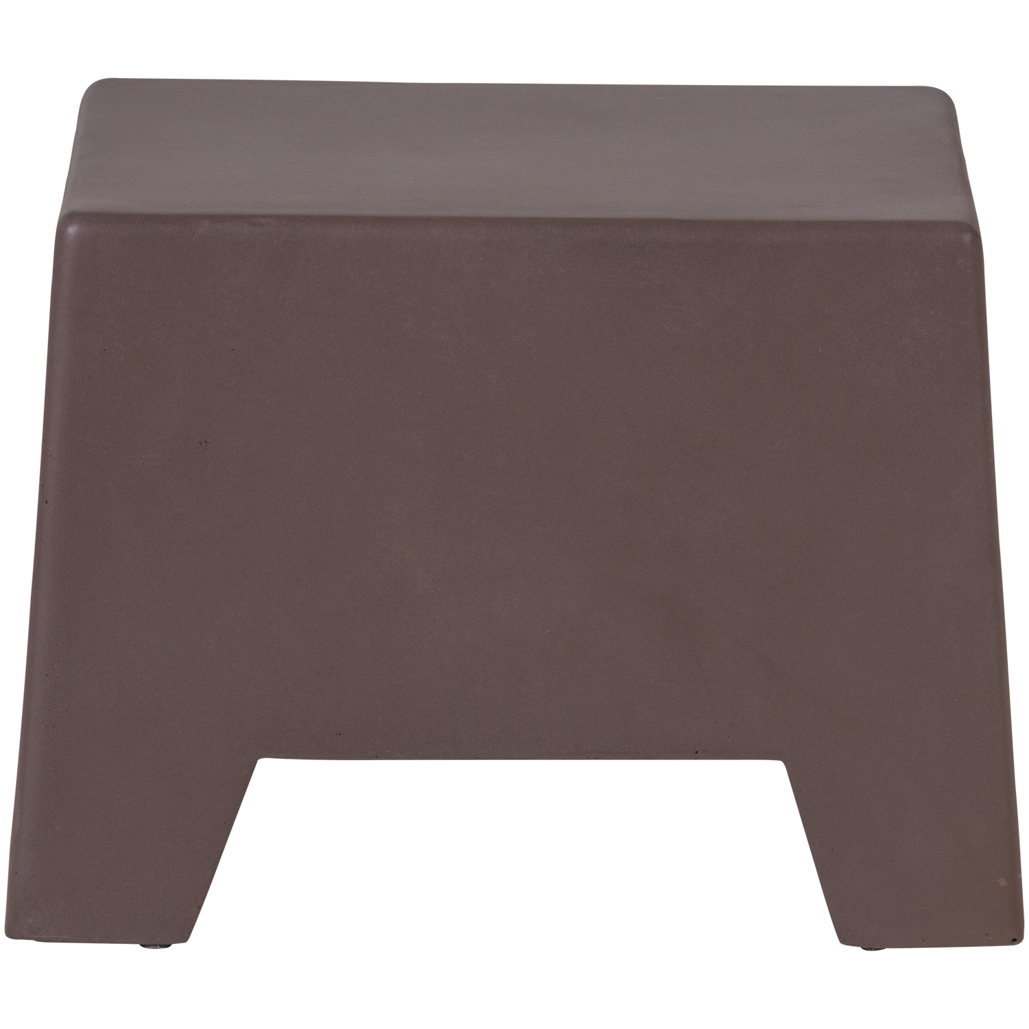 Bijzettafel Zina Fiber Clay, 50 x 50cm - Bruin - Afbeelding 3