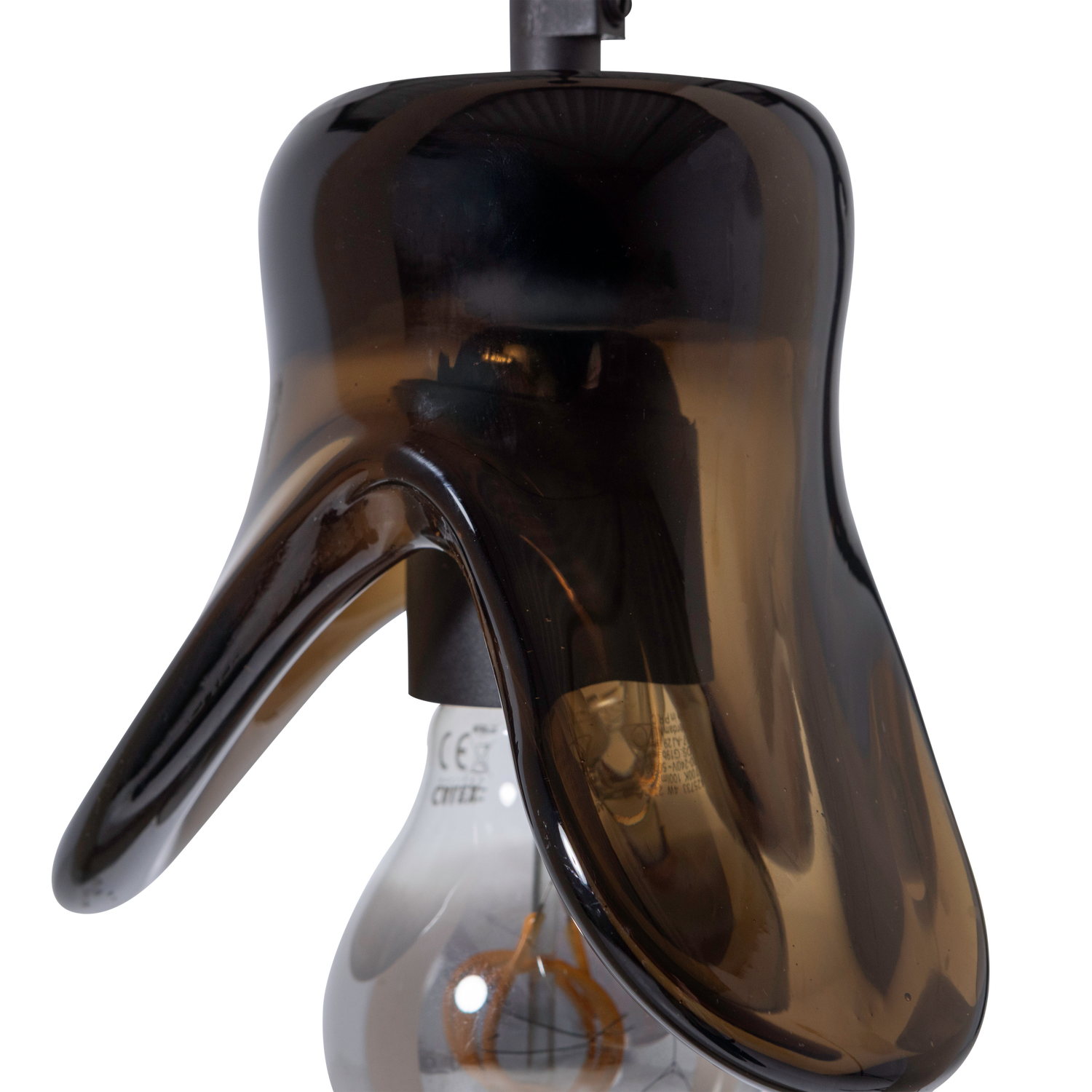 Hanglamp Elle Klein Glas - Bruin - Afbeelding 7