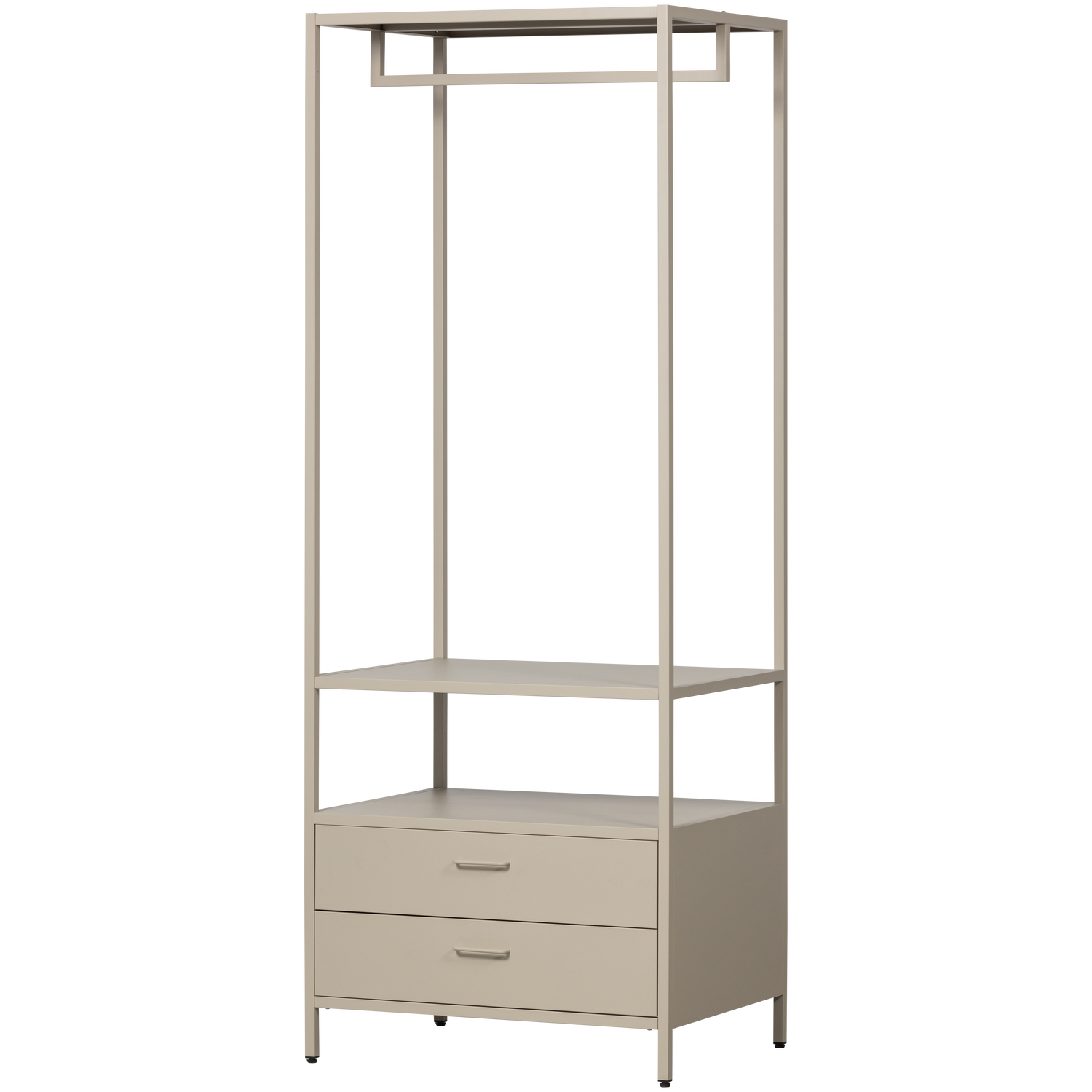 Open Kledingkast Ferris 185 x 70 cm - Zand - Afbeelding 6