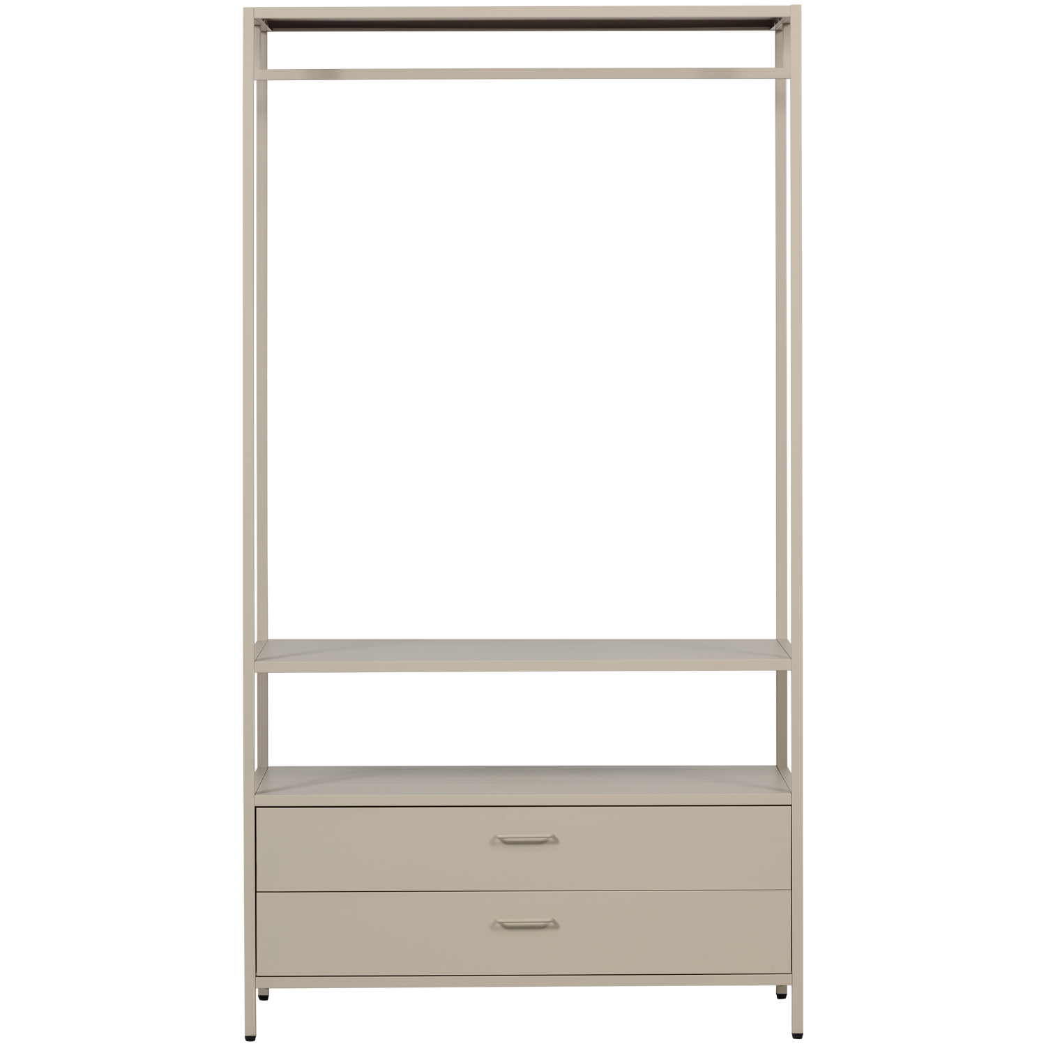 Open Kledingkast Ferris 185 x 100 cm - Zand - Afbeelding 6
