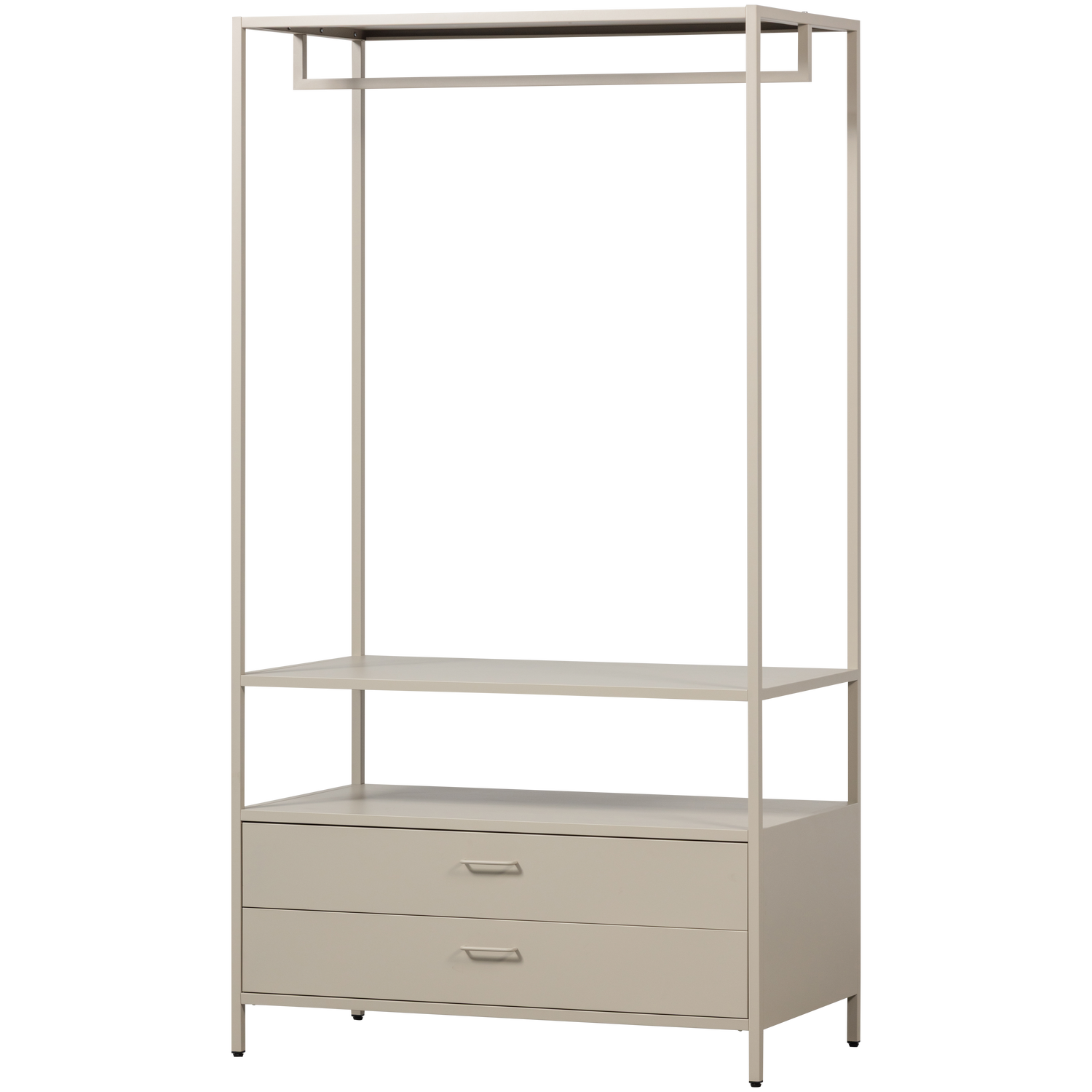 Open Kledingkast Ferris 185 x 100 cm - Zand - Afbeelding 7
