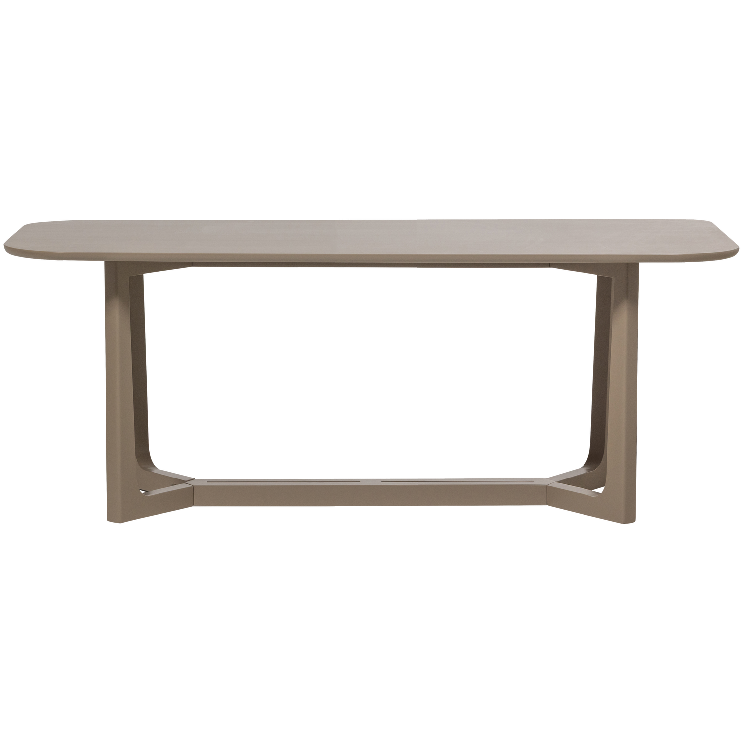 Deens Ovale Eettafel Ferion Mangohout 180x90 cm - Mud - Afbeelding 2