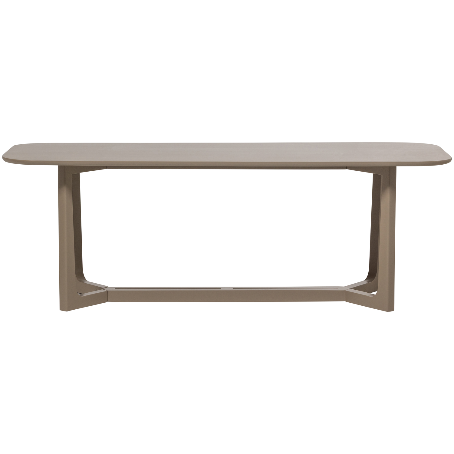 Deens Ovale Eettafel Ferion Mangohout 240x90 cm - Mud - Afbeelding 4
