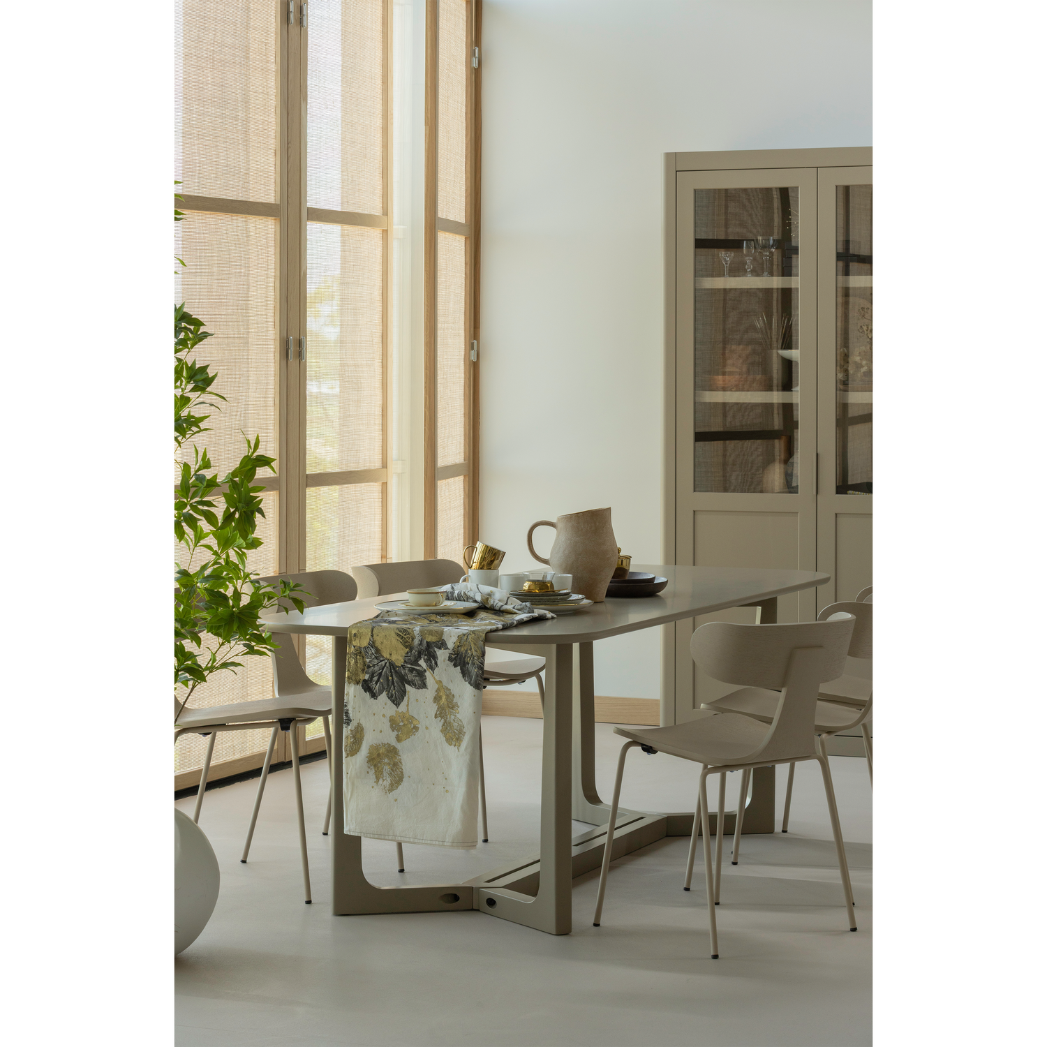 Buffetkast Gunnar Grenenhout, 217 x 120cm - Mud - Afbeelding 10