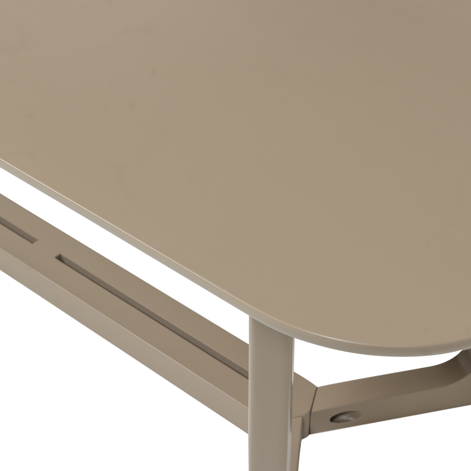Deens Ovale Eettafel Ferion Mangohout 240x90 cm - Mud - Afbeelding 5