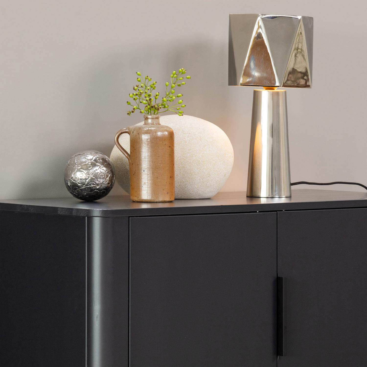 Tafellamp Rea kleur Chroom - Afbeelding 2