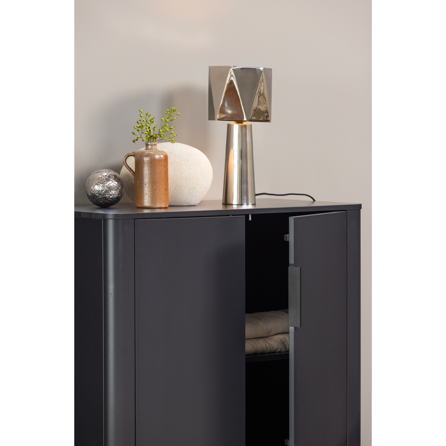 Tafellamp Rea kleur Chroom - Afbeelding 3