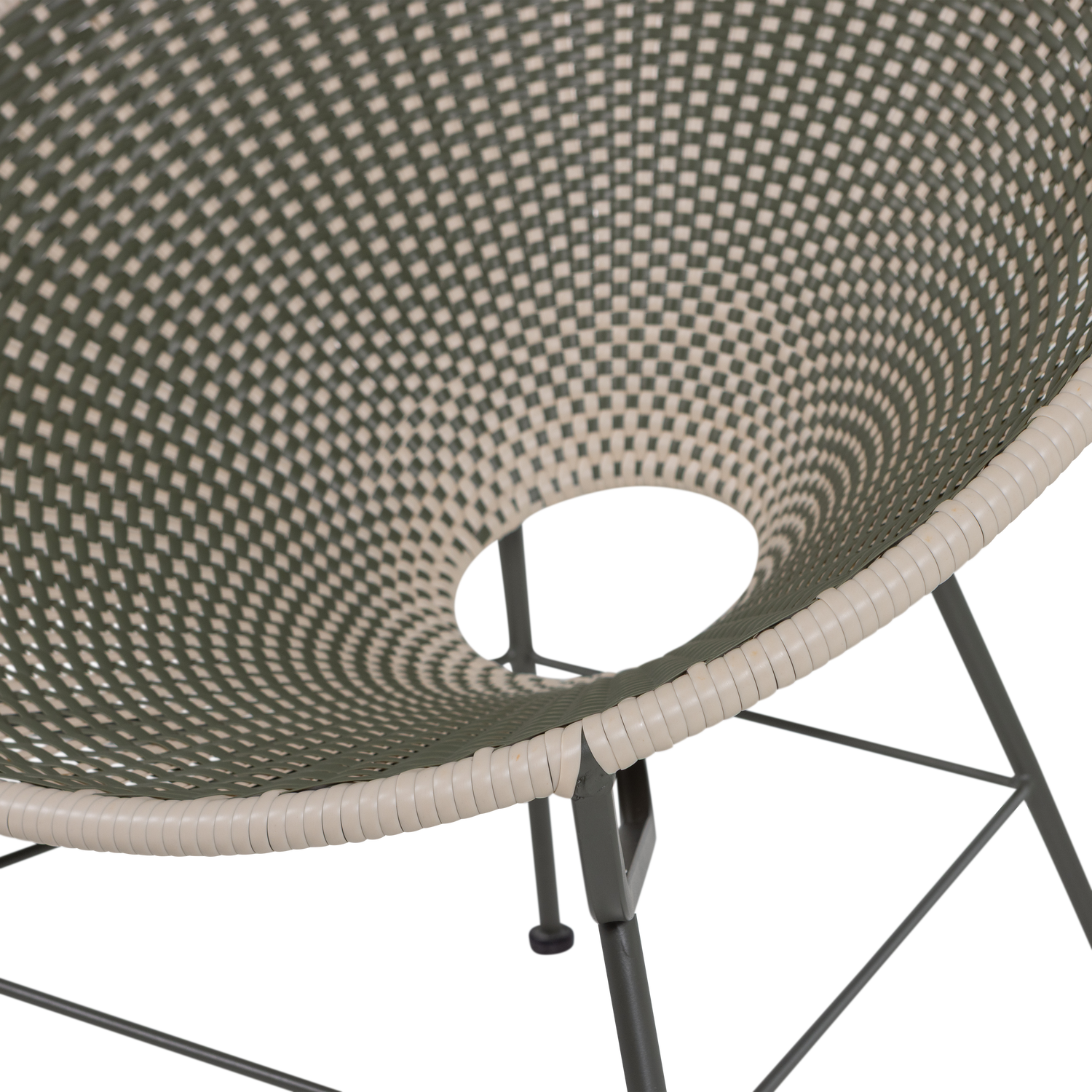 Tuin Loungestoel Kazoun Wicker - Groen - Afbeelding 9