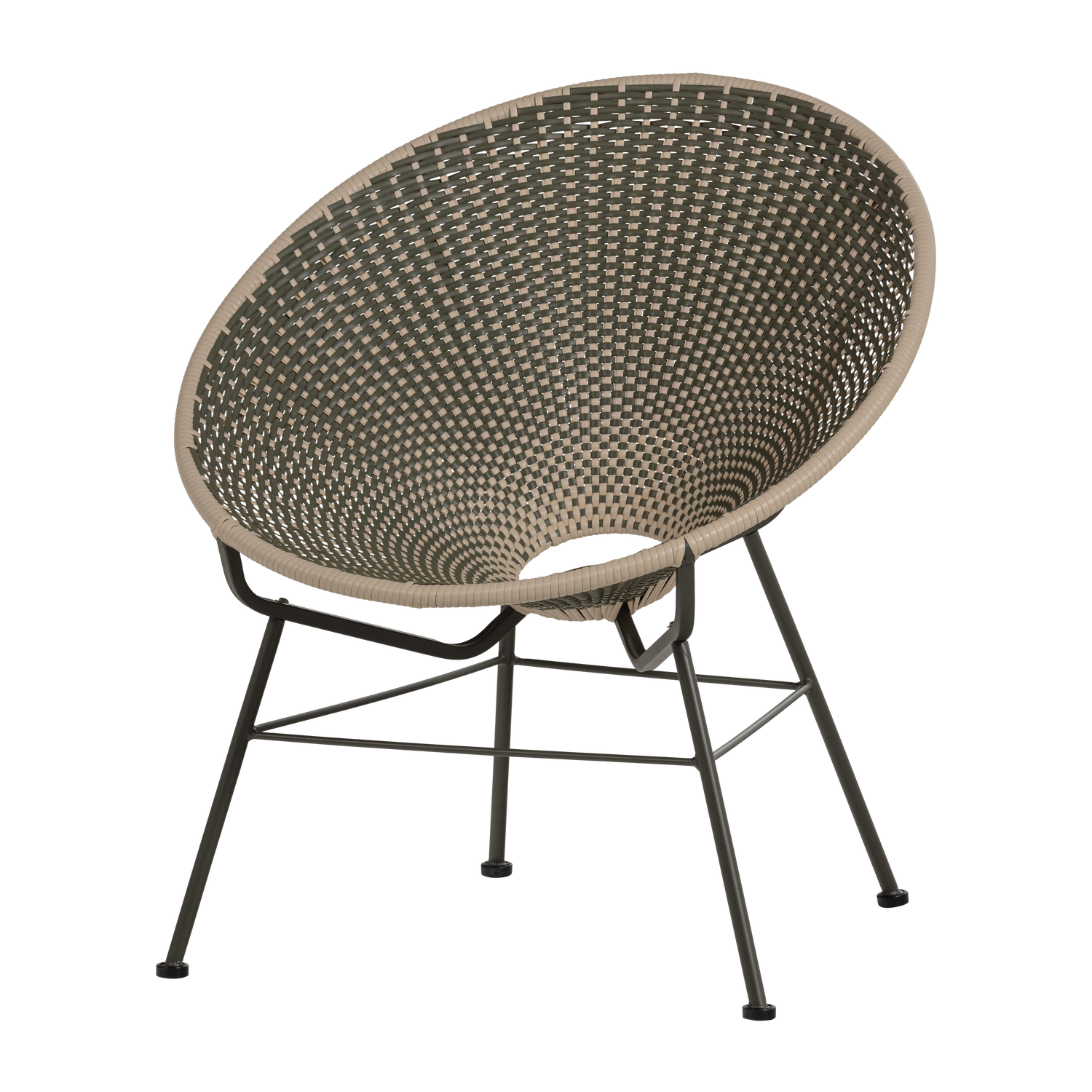Tuin Loungestoel Kazoun Wicker - Groen - Afbeelding 3
