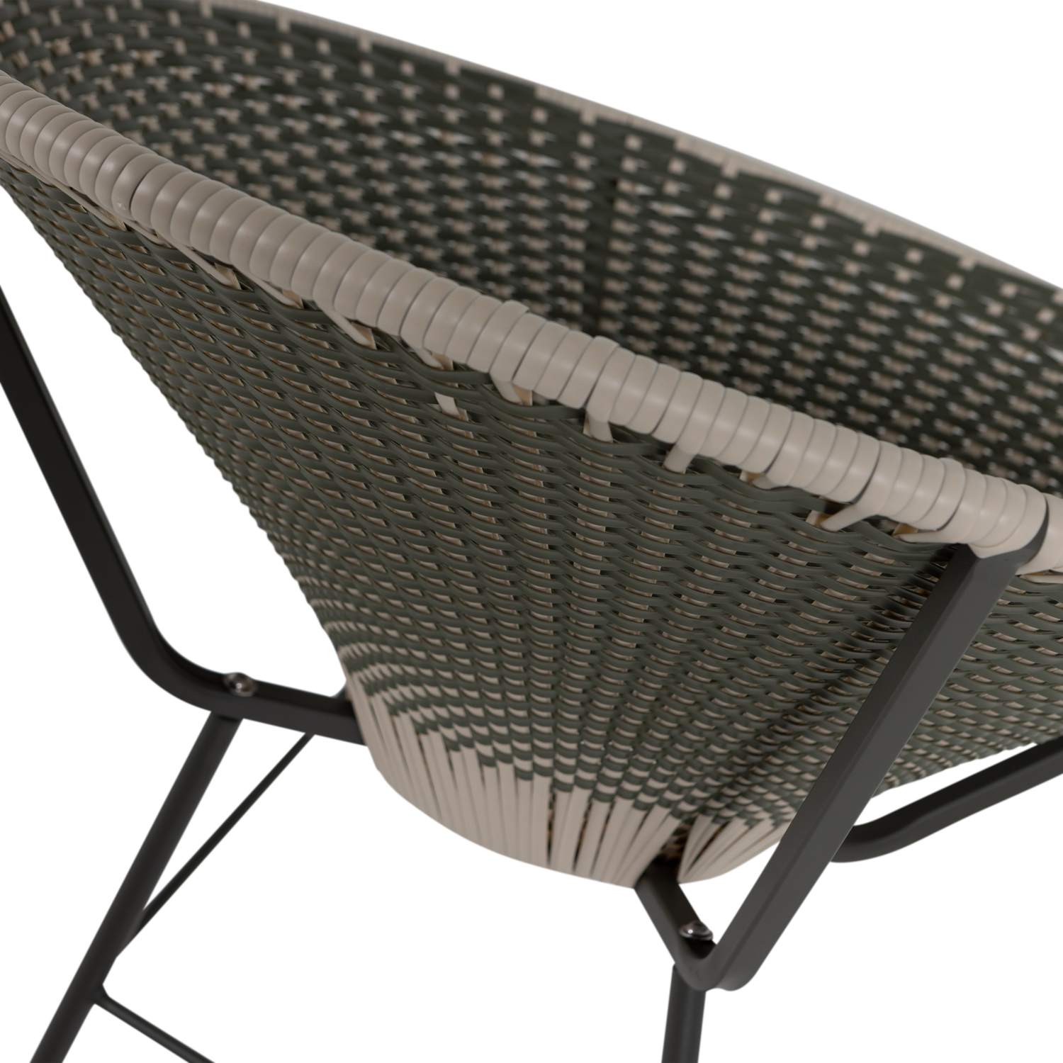 Tuin Loungestoel Kazoun Wicker - Groen - Afbeelding 10