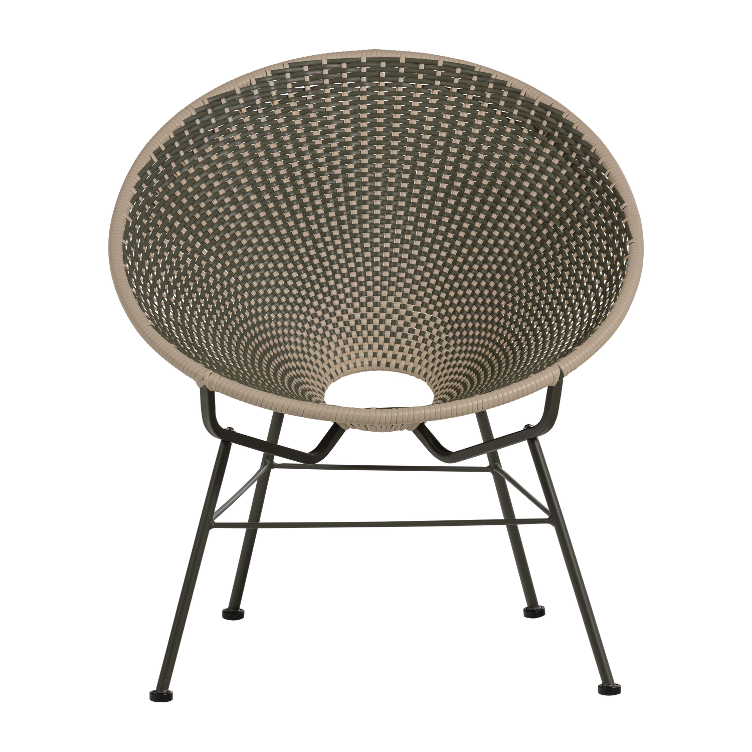 Tuin Loungestoel Kazoun Wicker - Groen - Afbeelding 6