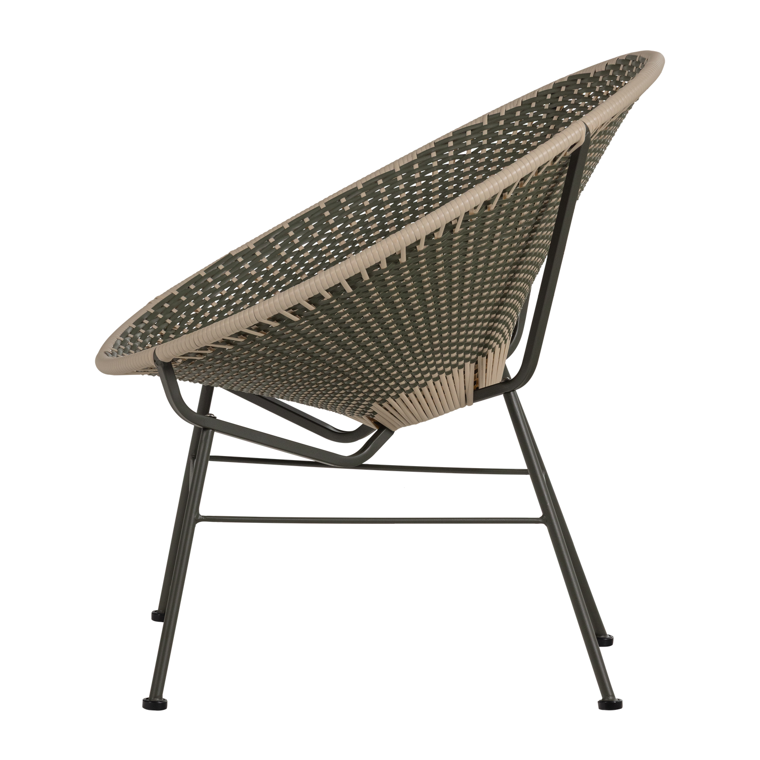 Tuin Loungestoel Kazoun Wicker - Groen - Afbeelding 7