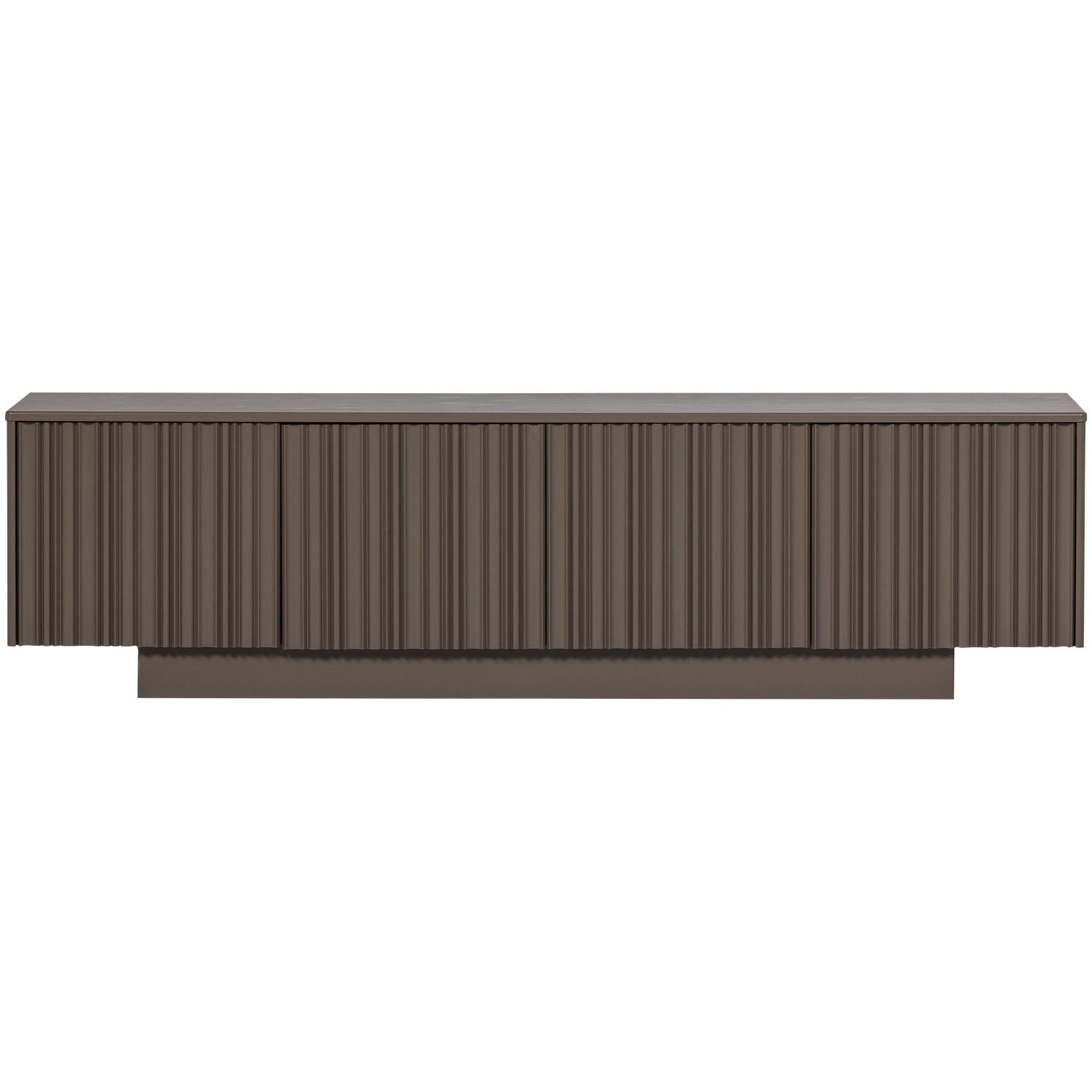 TV-meubel Nova Grenenhout, 200cm, kleur Truffel Bruin - Afbeelding 4