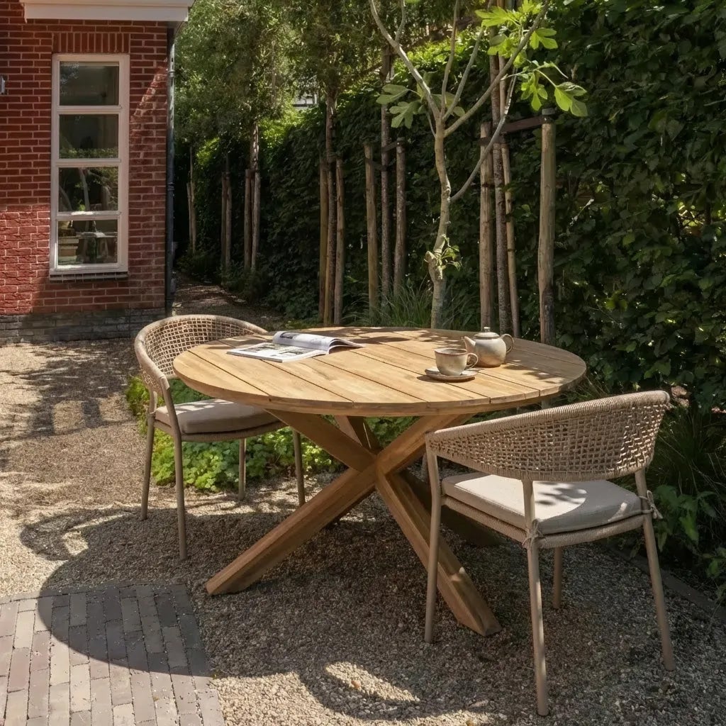 Tuinstoel Rilo Geweven - Zand - Afbeelding 2