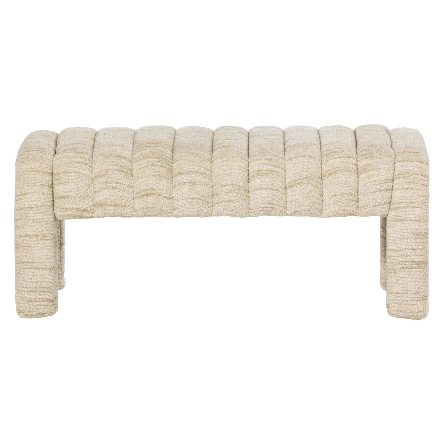 Bankje Frex Bouclé, 110cm - Naturel - Afbeelding 4