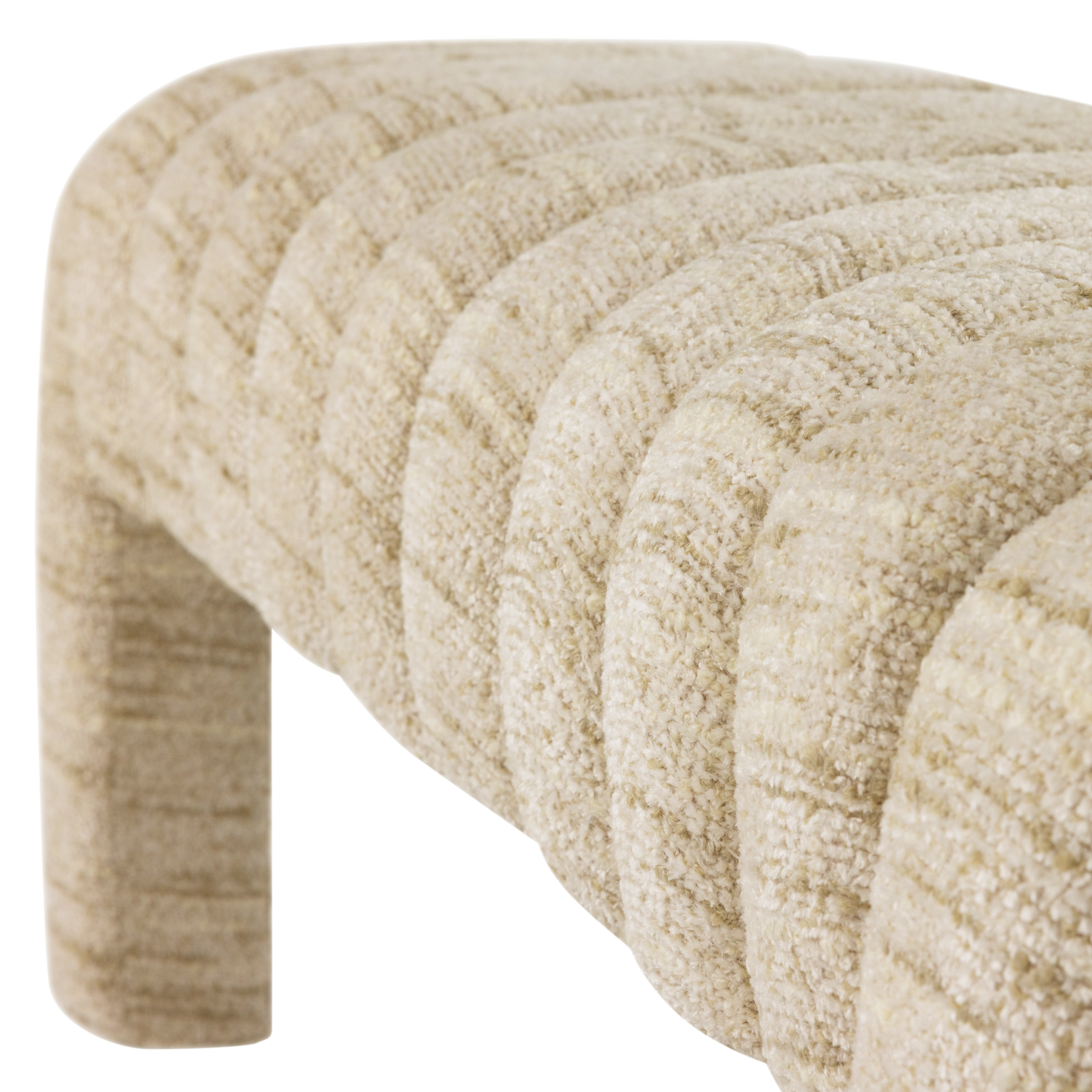 Bankje Frex Bouclé, 110cm - Naturel - Afbeelding 6