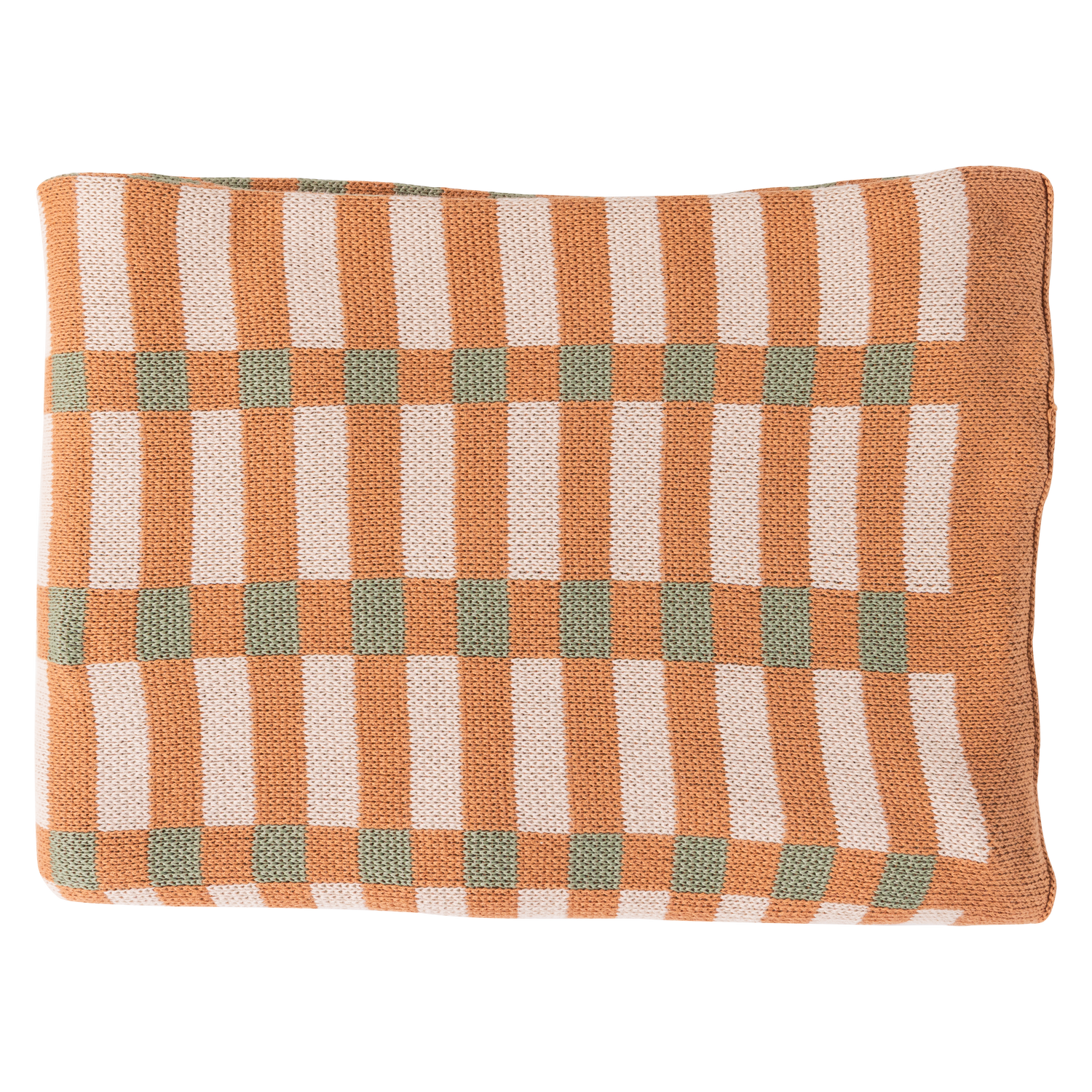 Plaid Vola Groen 130x170 cm - Oranje - Afbeelding 3