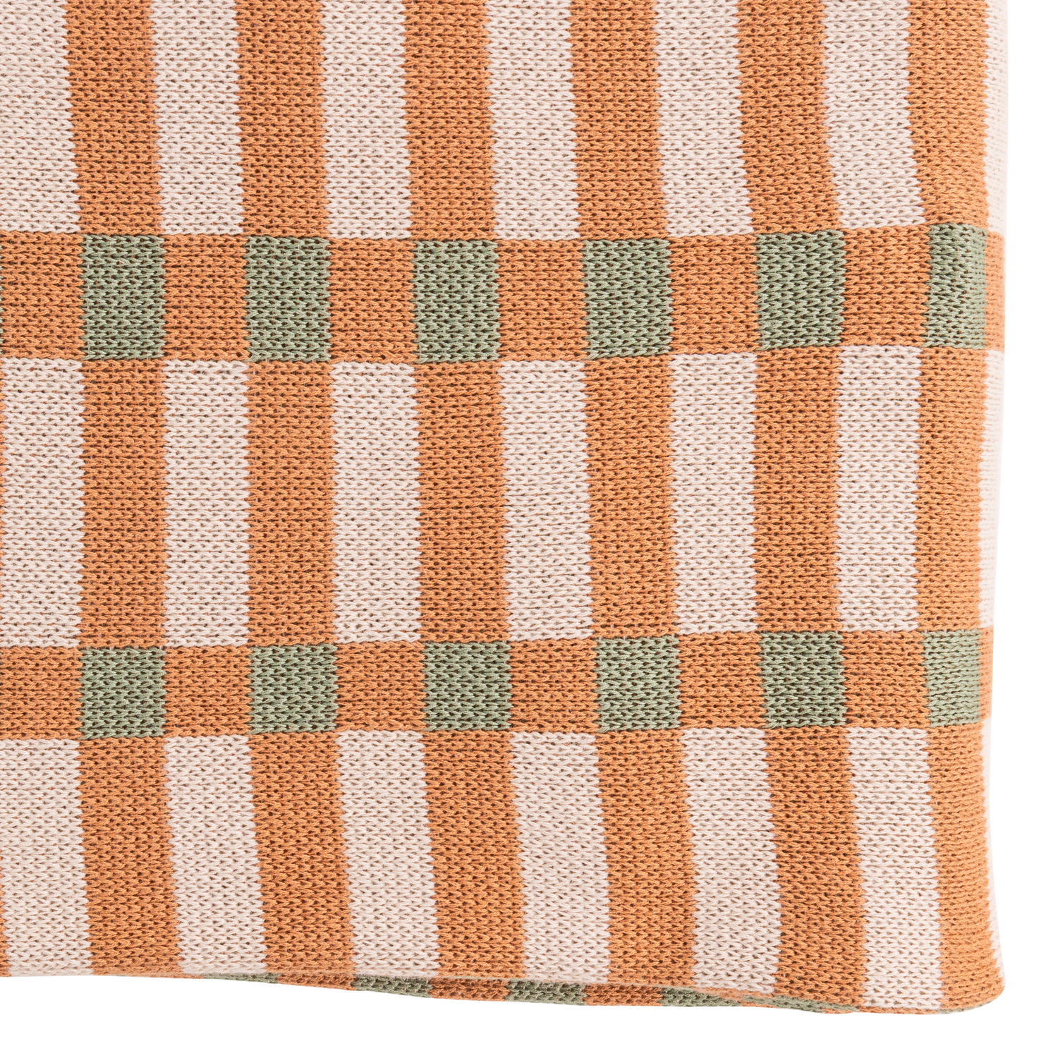 Plaid Vola Groen 130x170 cm - Oranje - Afbeelding 4