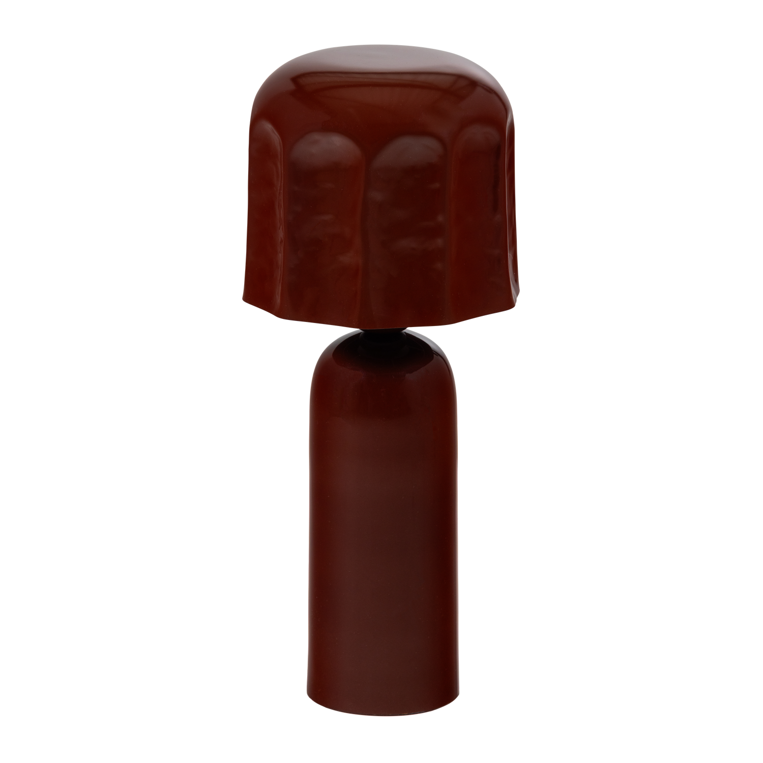 Tafellamp Lumira 39cm, kleur Bruinrood - Afbeelding 3